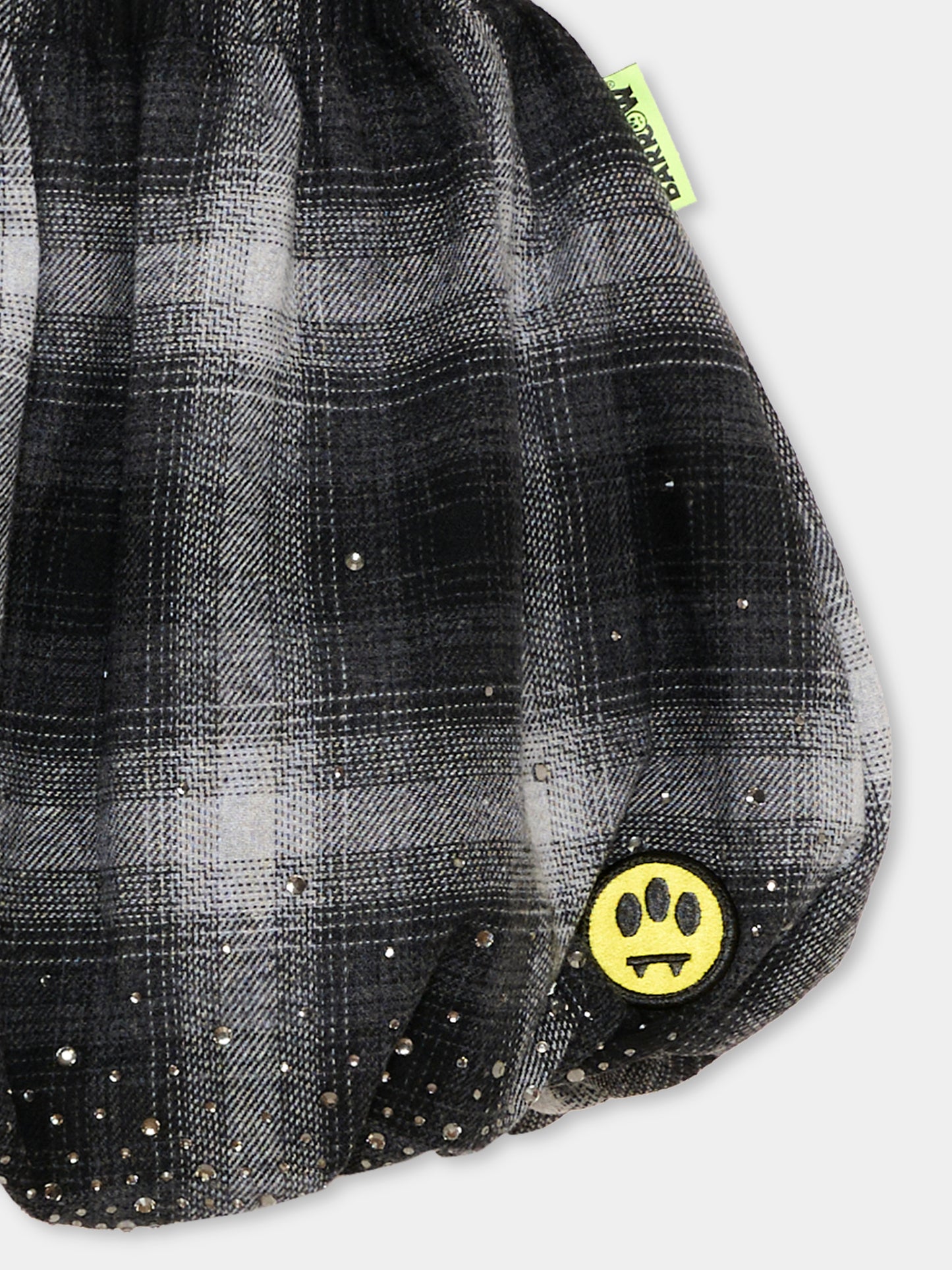Gonna nera per bambina con logo,Barrow,F6BKJGSK120 110