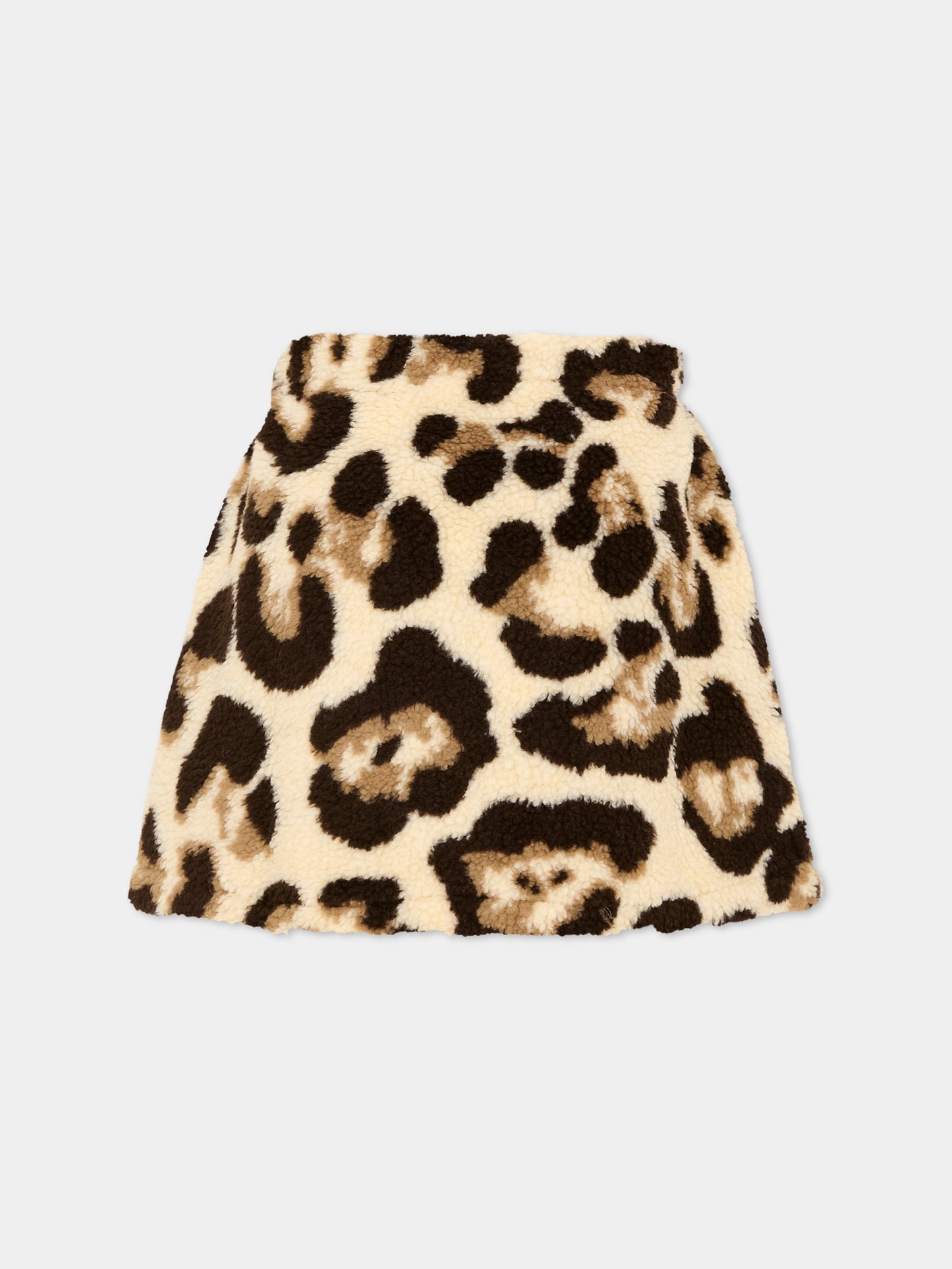 Gonna multicolor animalier per bambina con logo,Barrow,F6BKJGSK135 200