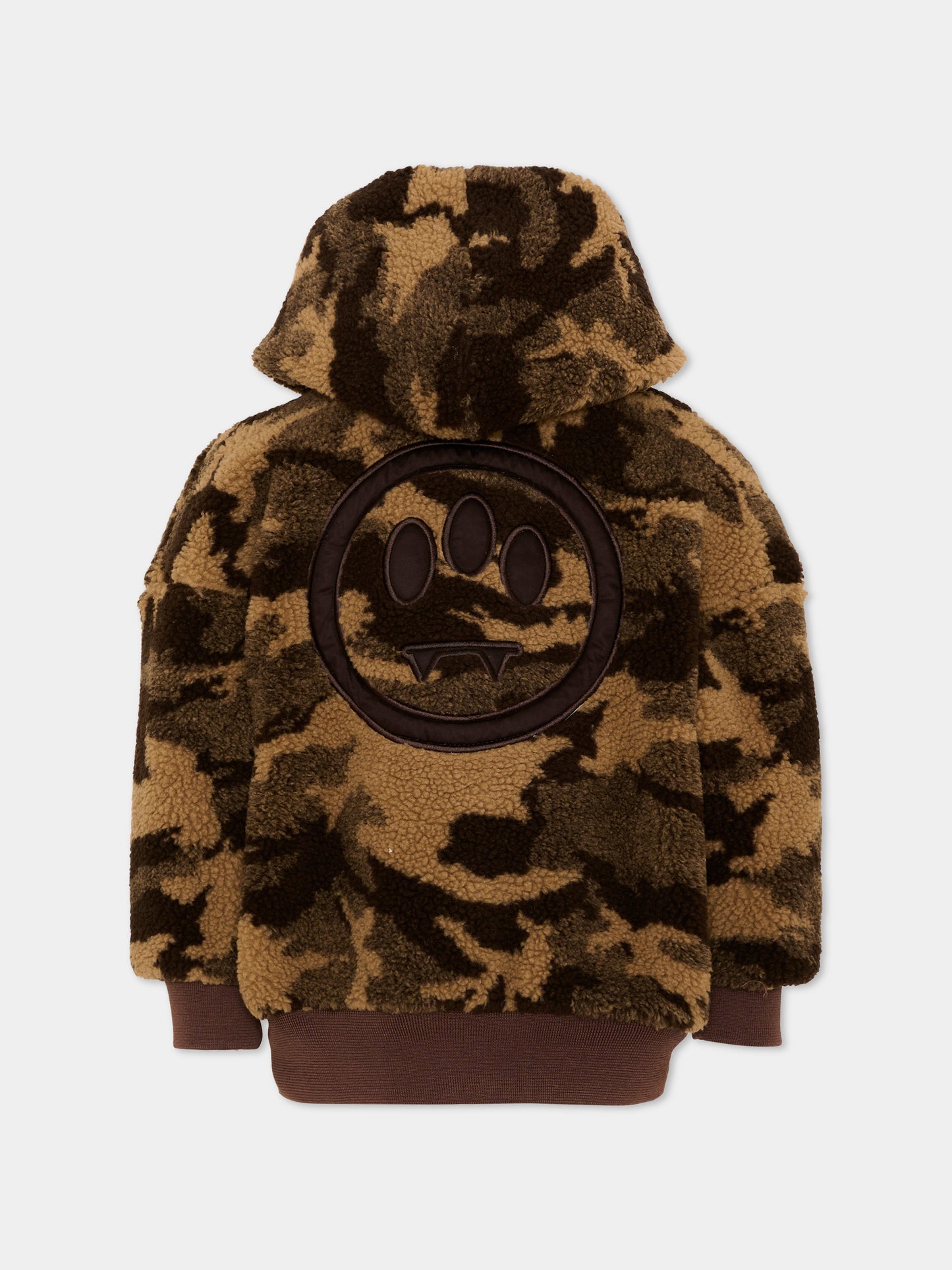 Ecopelliccia marrone per bambini con logo,Barrow,F6BKJUJK097 408