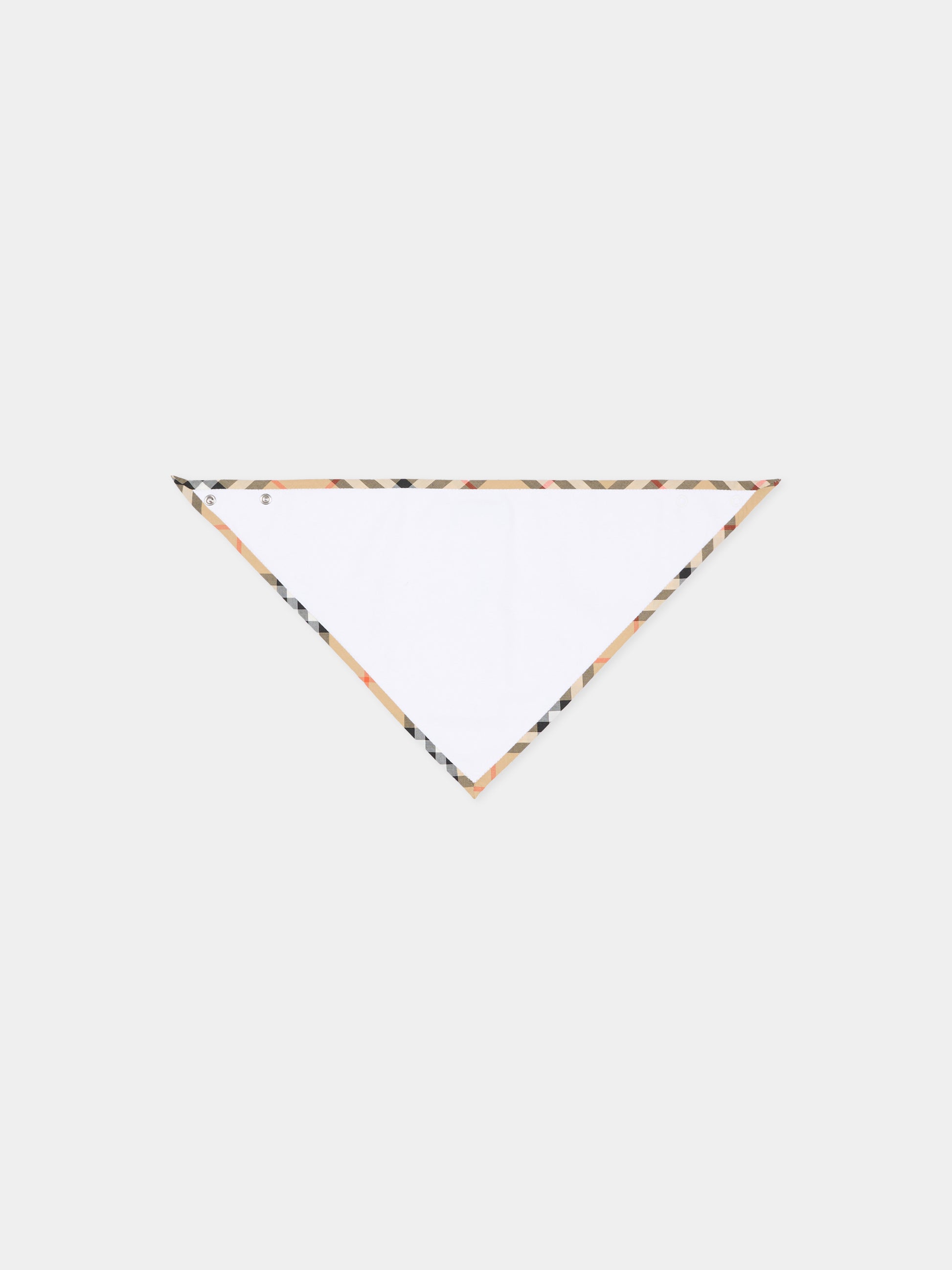 Bavaglini beige per neonati check vintage,Burberry Kids,8122834 A1464