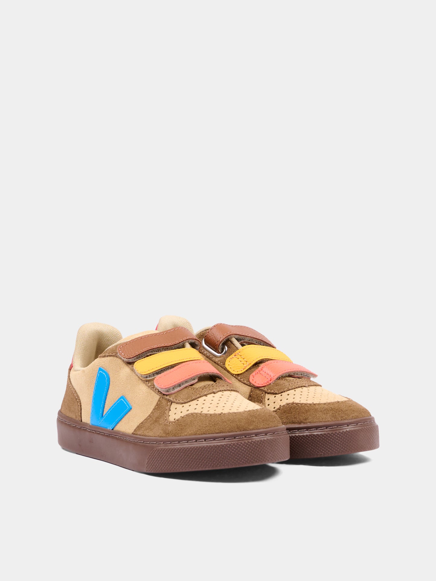 Sneakers marroni per bambino,Veja,CV0321770C