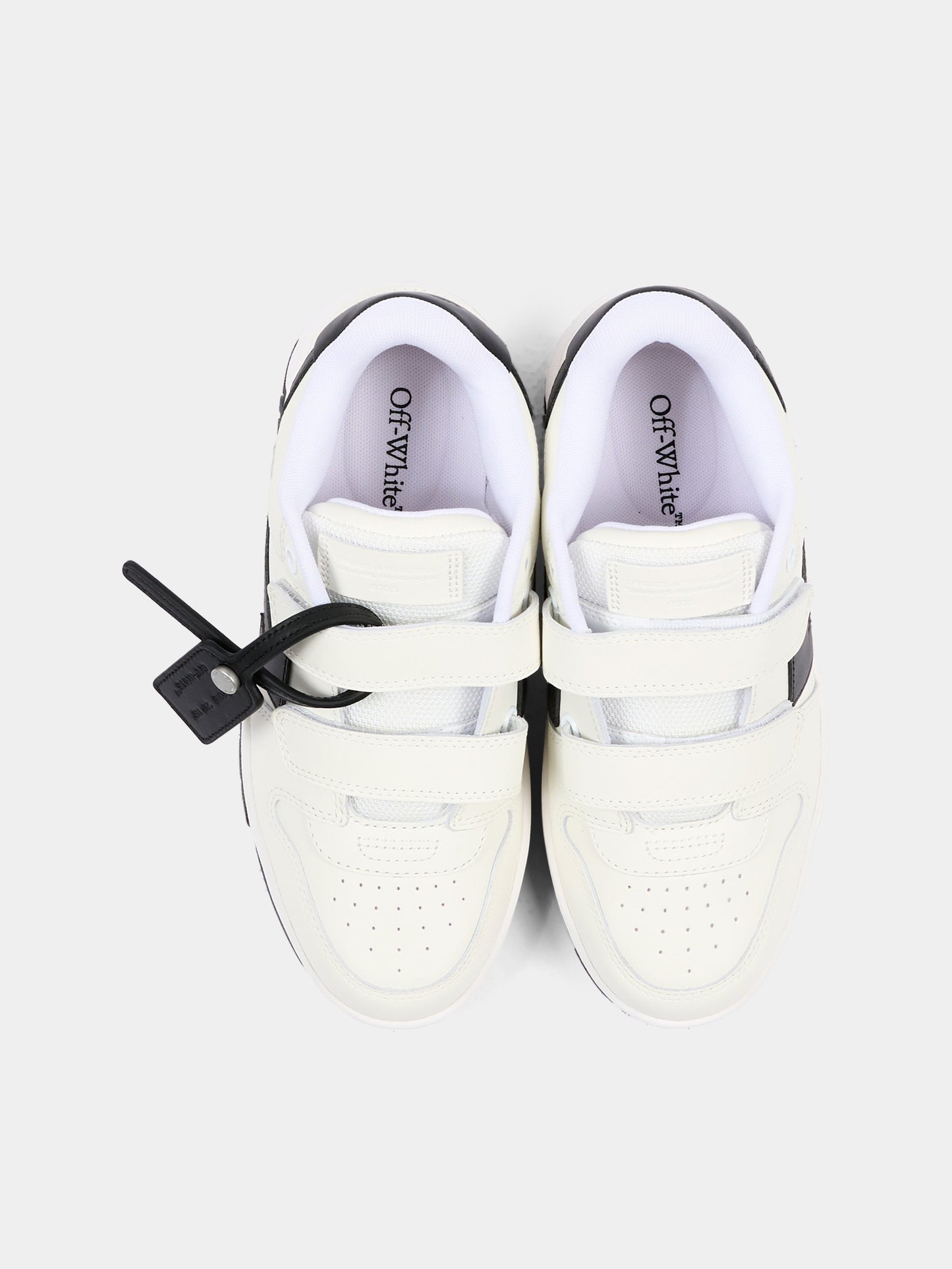 Sneakers Strap Out of Office bianche per bambino,Off White,OF06432101