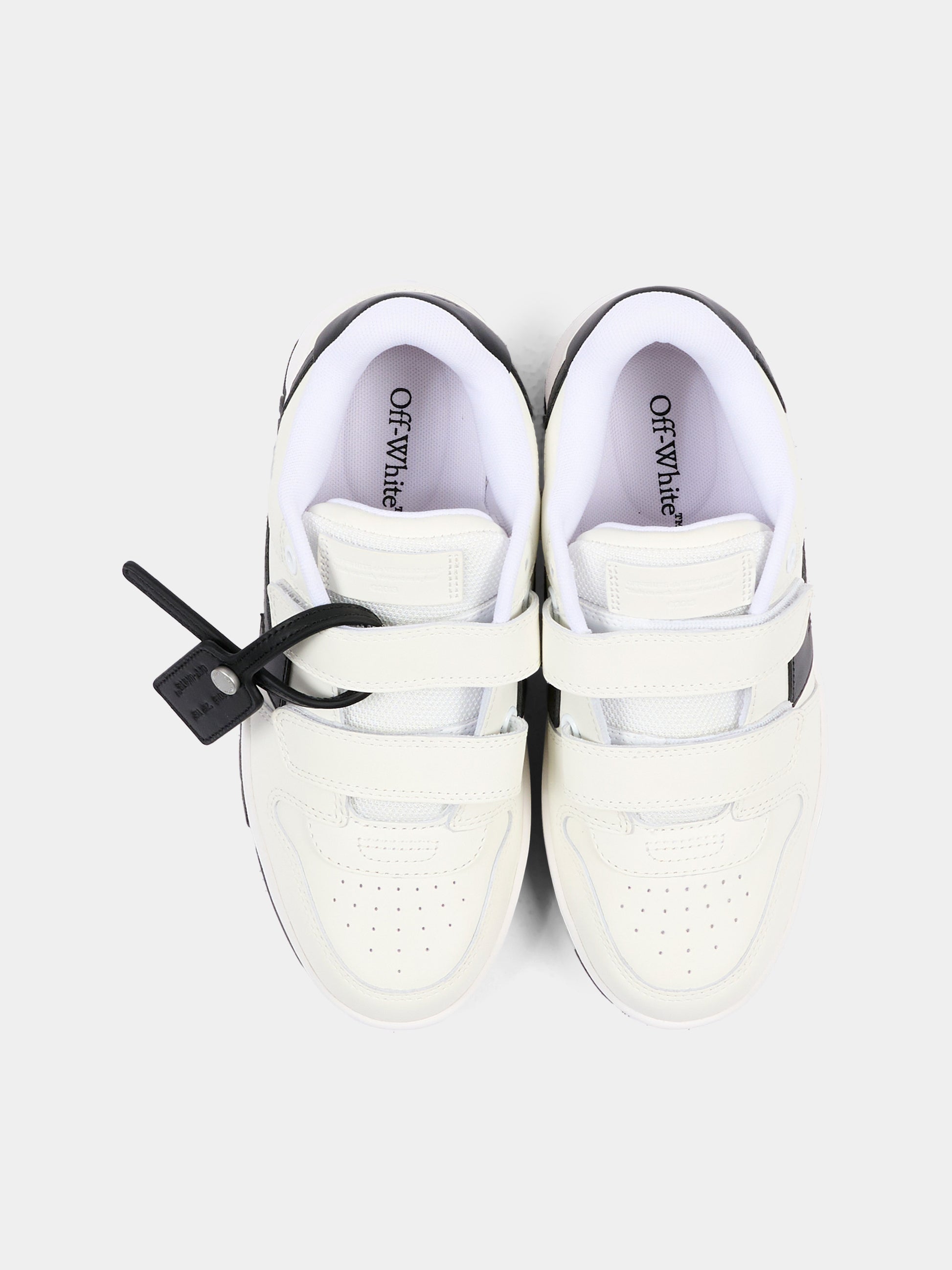 Sneakers Strap Out of Office bianche per bambino,Off White,OF06432101