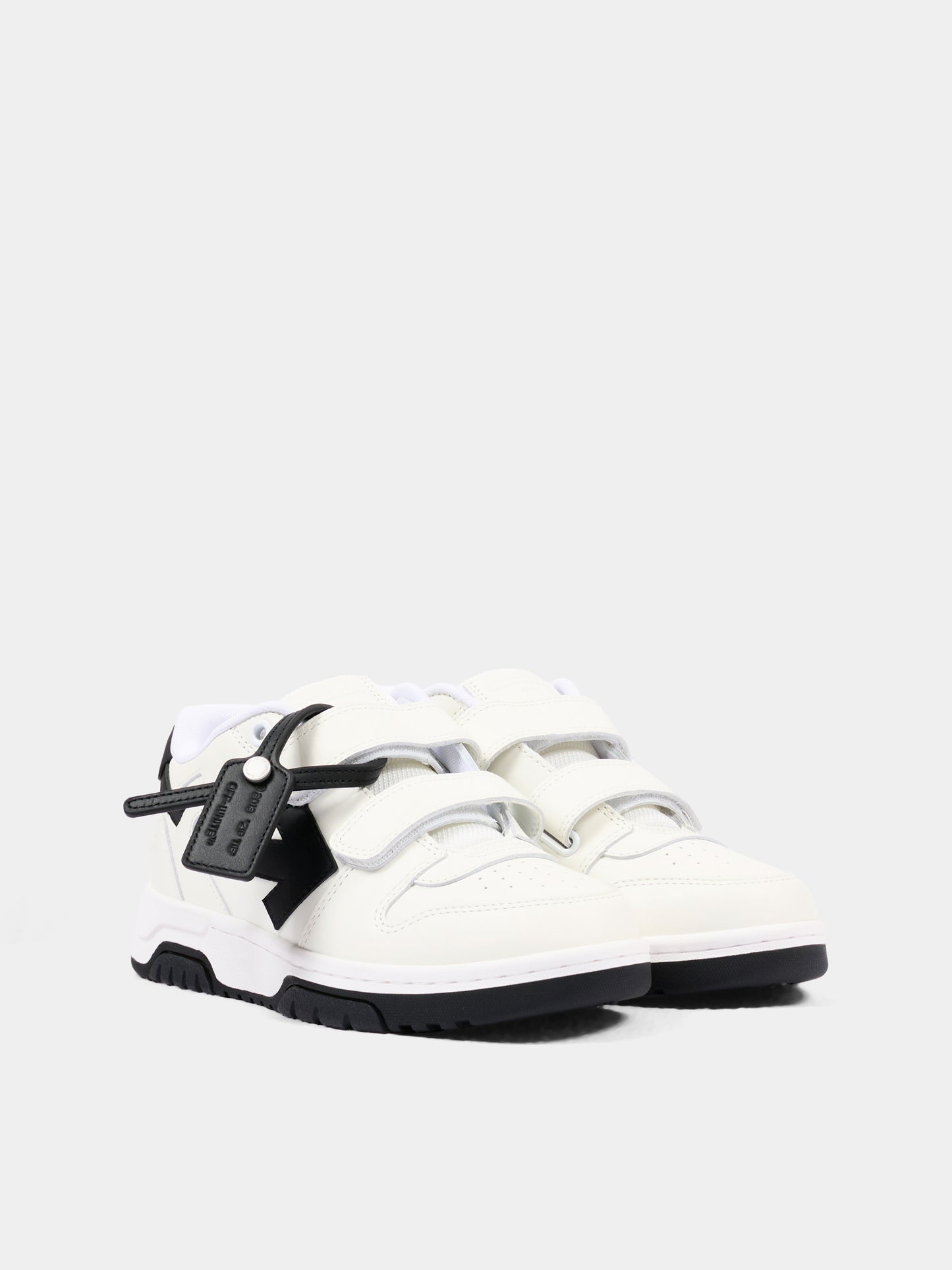 Sneakers Strap Out of Office bianche per bambino,Off White,OF06432101
