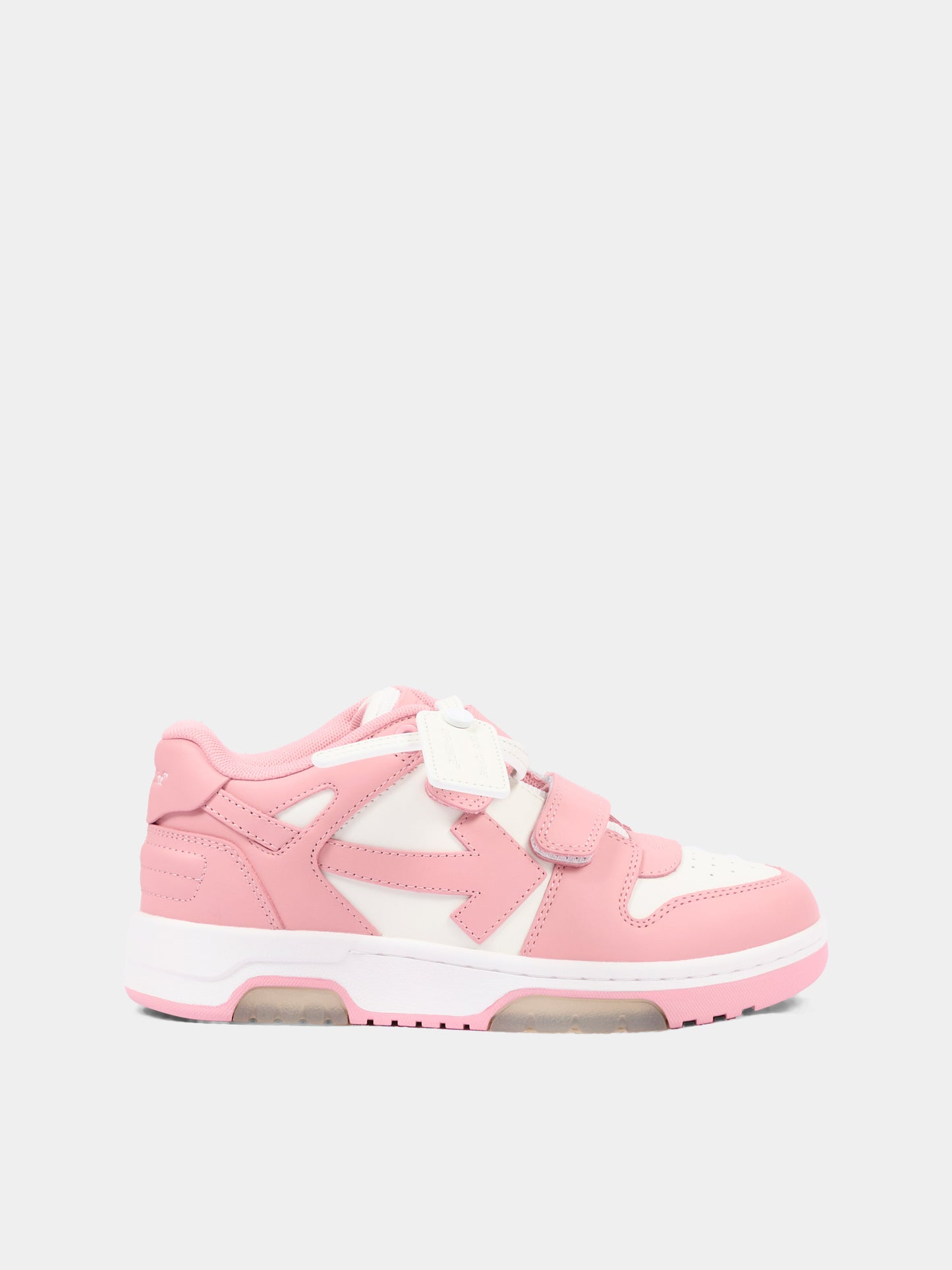 Sneakers Strap Out of Office rosa per bambina,Off White,OF06413655