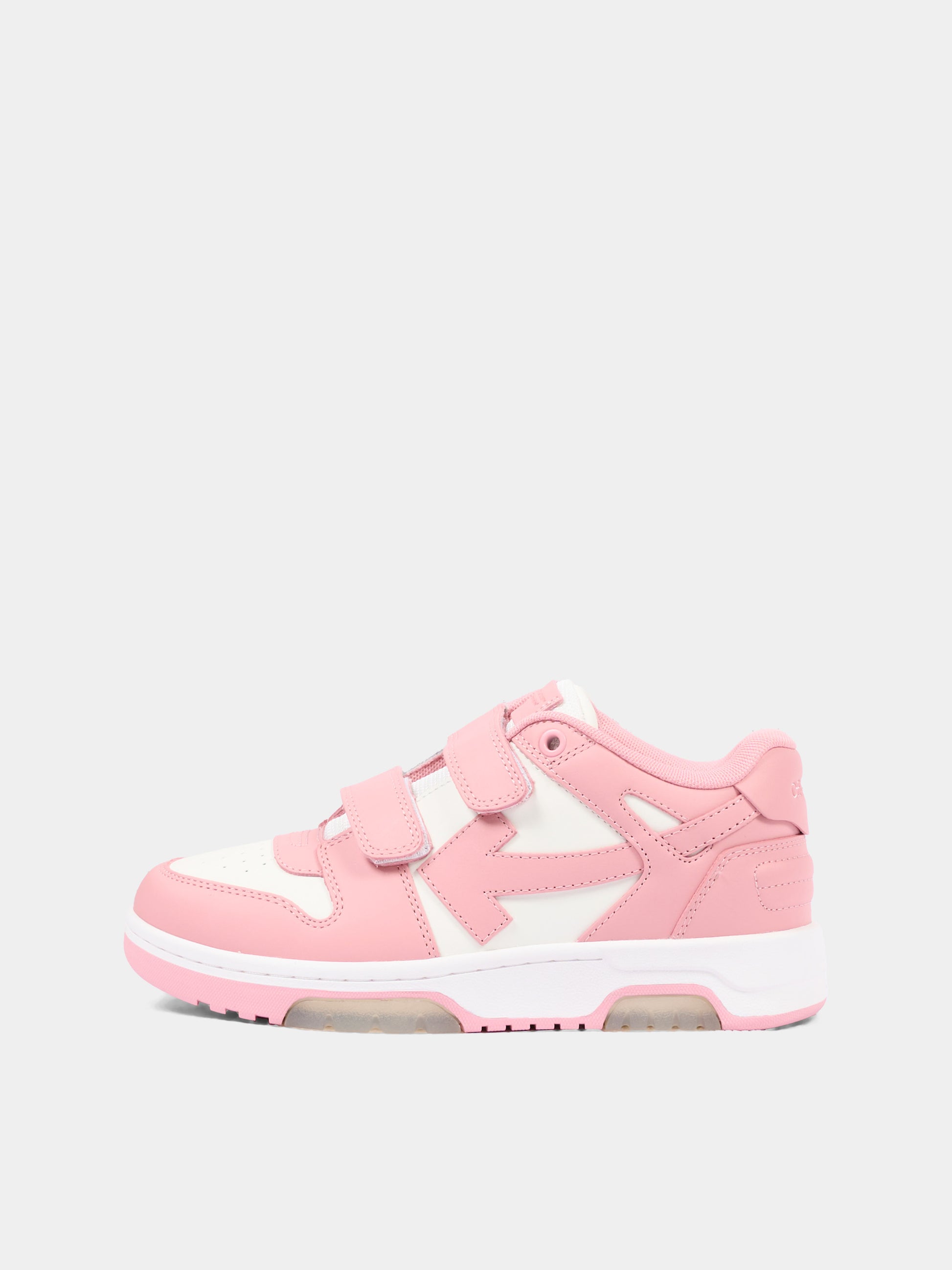 Sneakers Strap Out of Office rosa per bambina,Off White,OF06413655