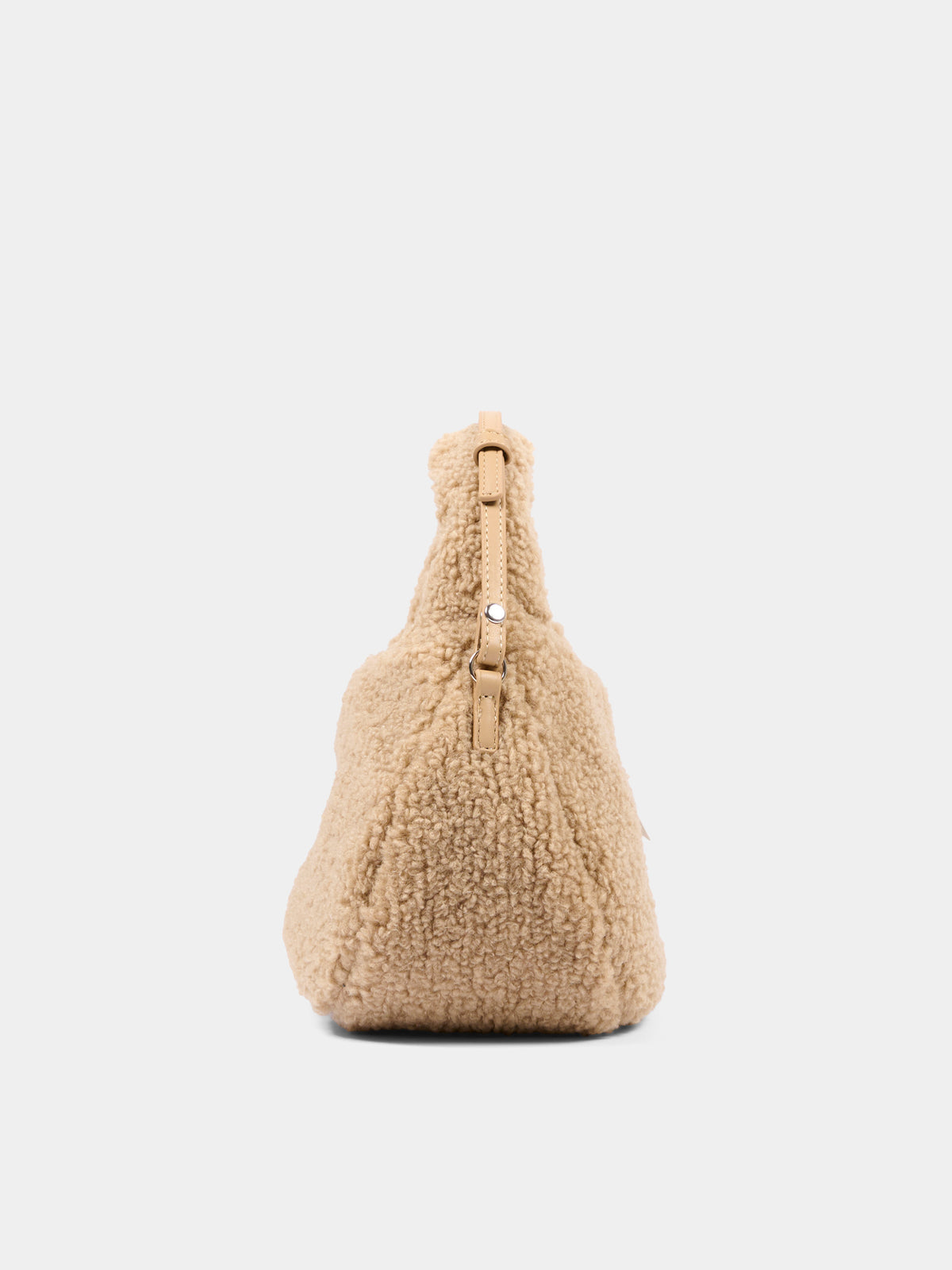 Borsa beige con etichetta logo per bambina,Mm6 Maison Margiela,M61143 MM09I M6714