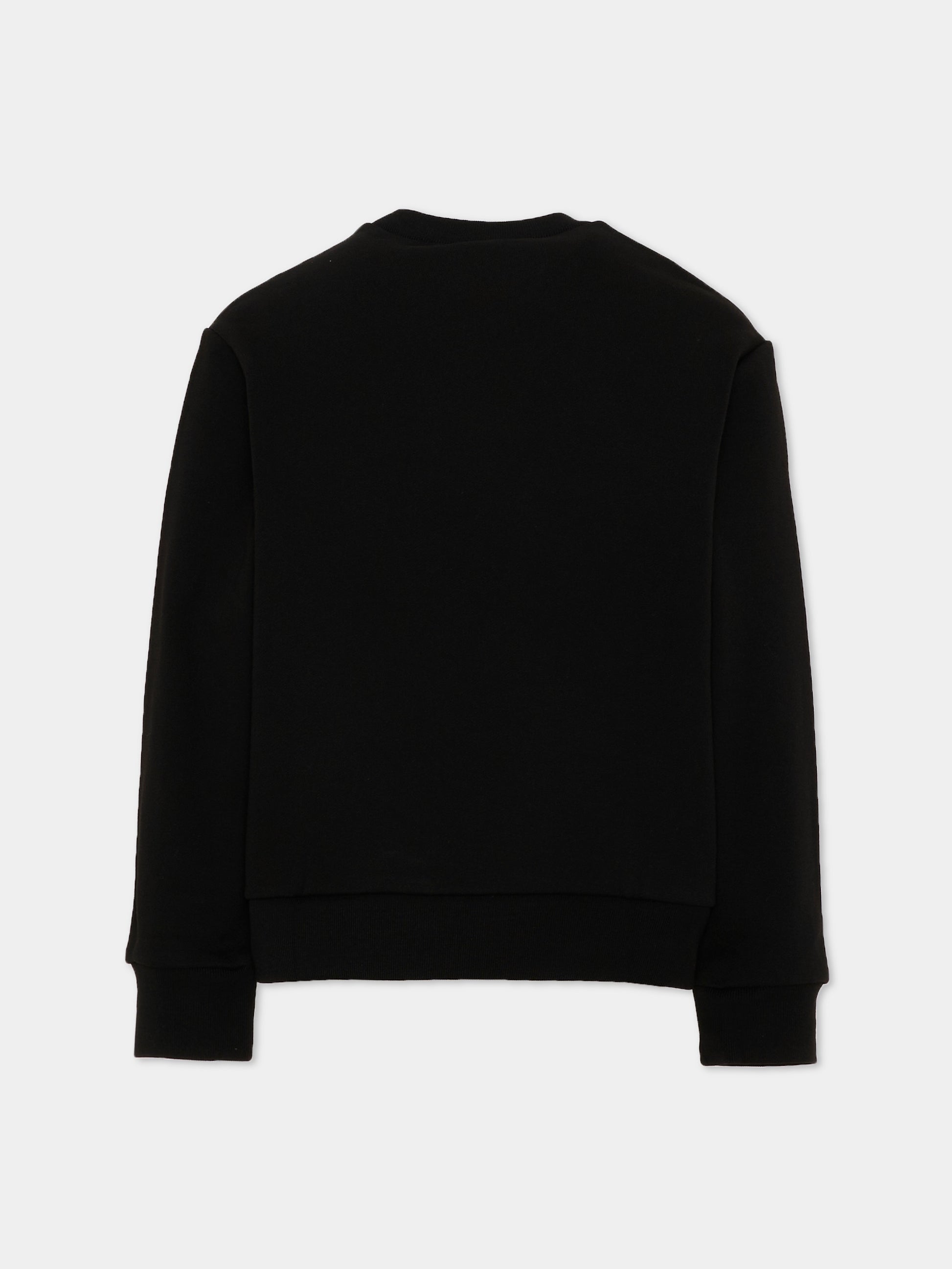 Felpa nera per bambino con logo,Marni Kids,M01884 M00NF 0M900