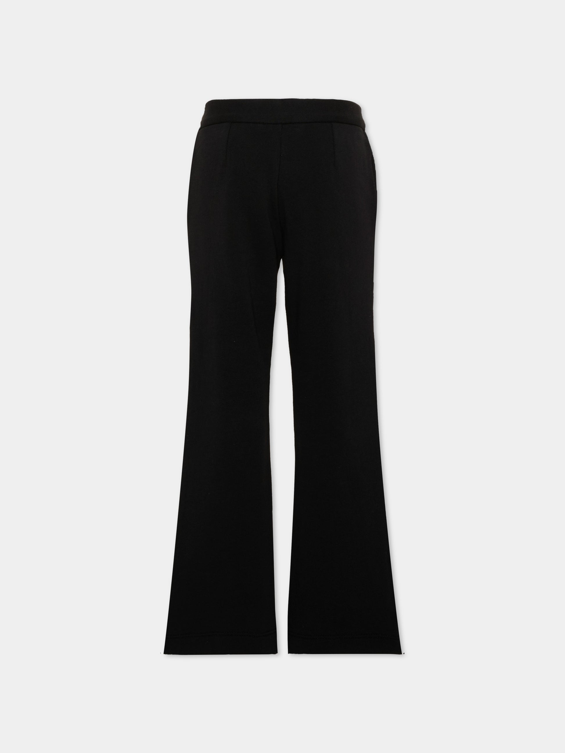 Pantaloni nero per bambina con logo,Marni Kids,M01911 M00SH 0M900