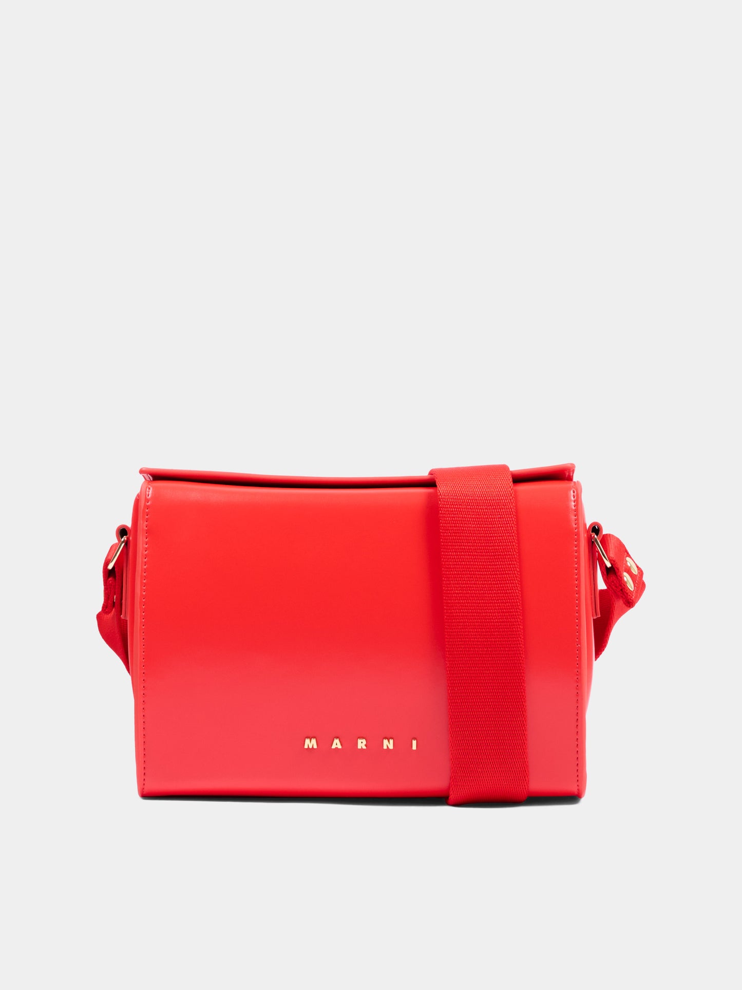 Borsa rossa per bambina con logo,Marni Kids,M01967 M00TK 0M416
