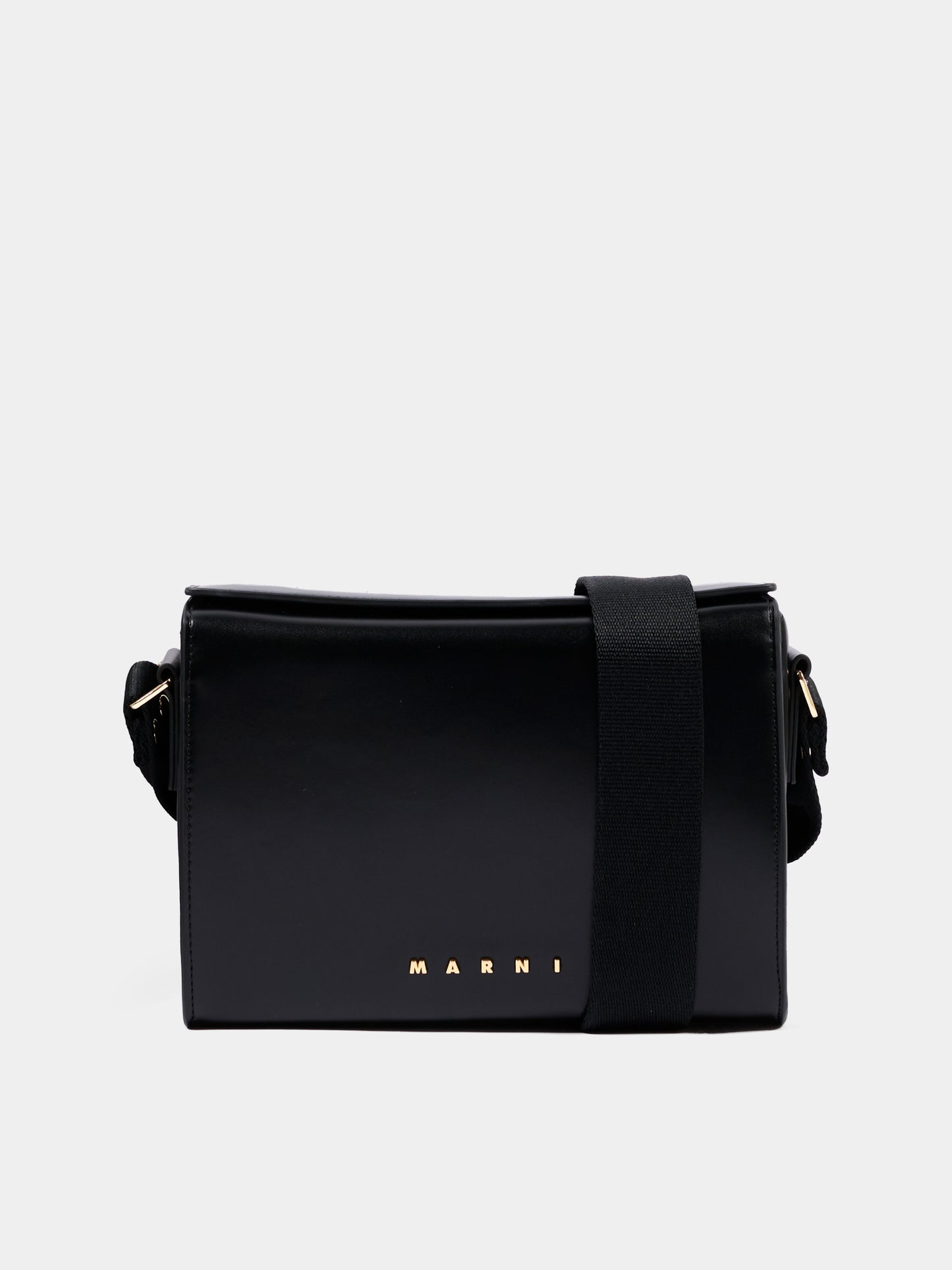 Borsa casual nera per bambina con logo,Marni Kids,M01967 M00TK 0M900
