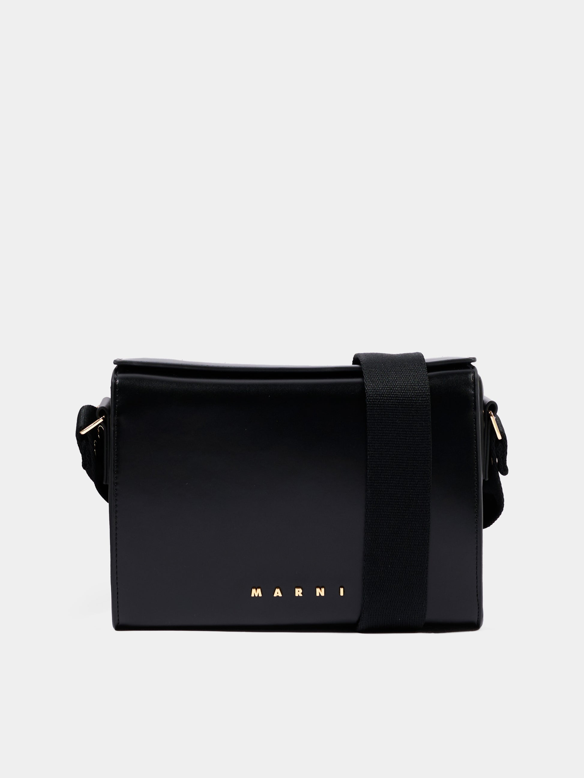 Borsa casual nera per bambina con logo,Marni Kids,M01967 M00TK 0M900