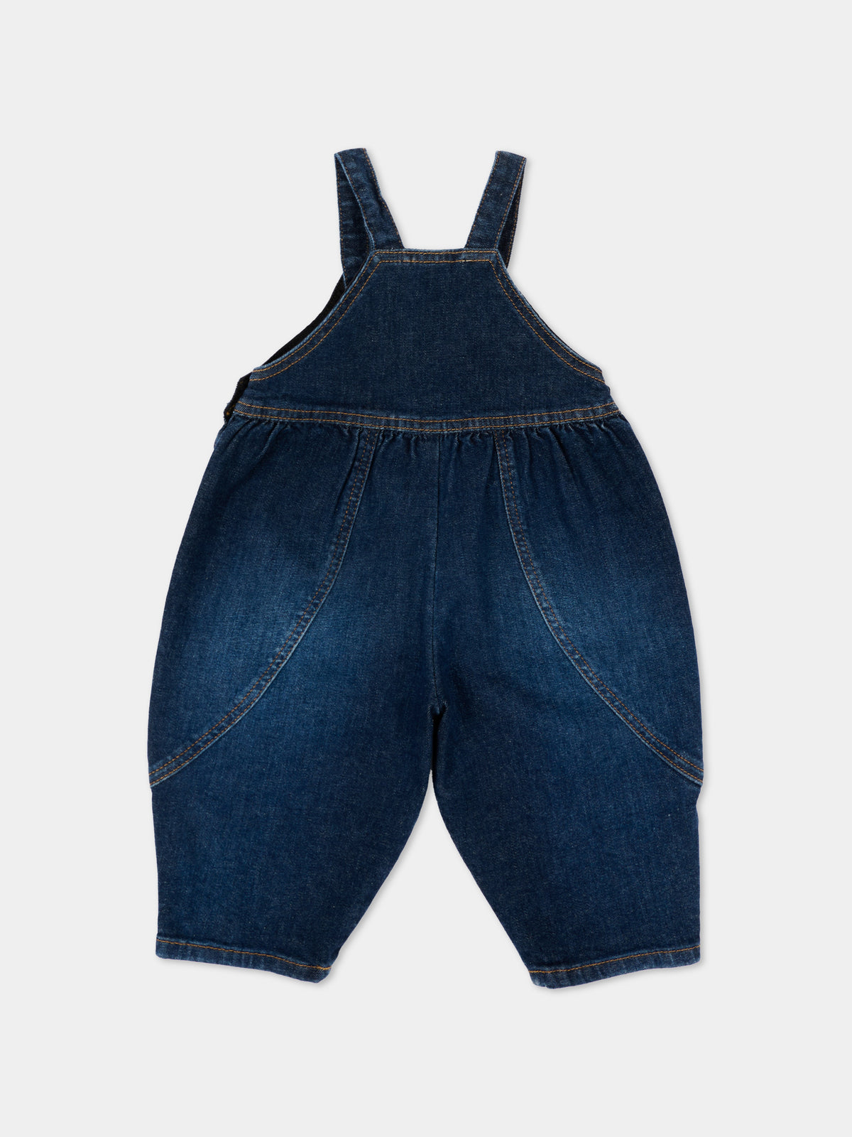 Salopette denim per neonati con logo,Marni Kids,M01985 M00XW 0M01