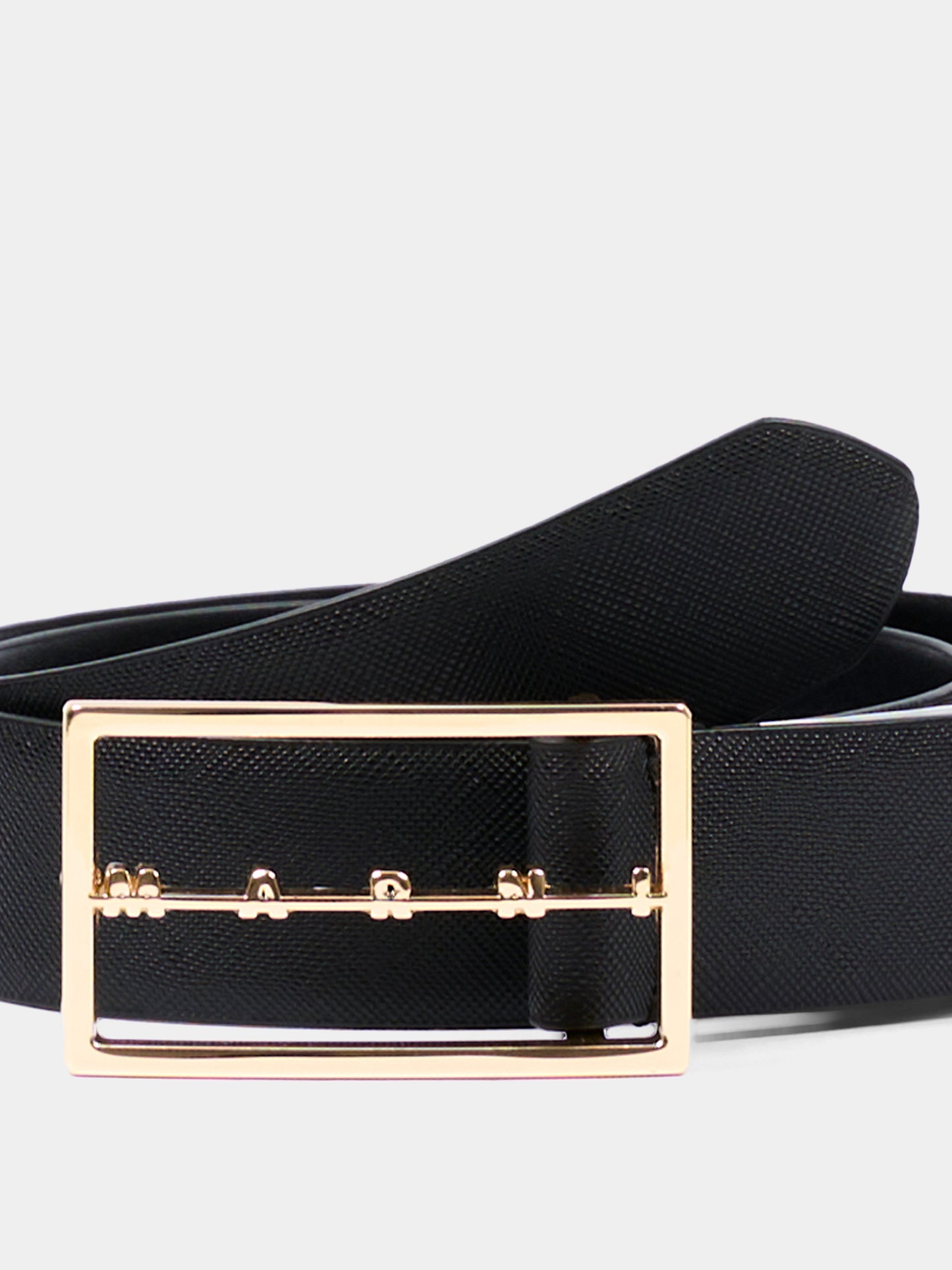 Cintura nera per bambina con logo,Marni Kids,M01997 M00YE 0M900