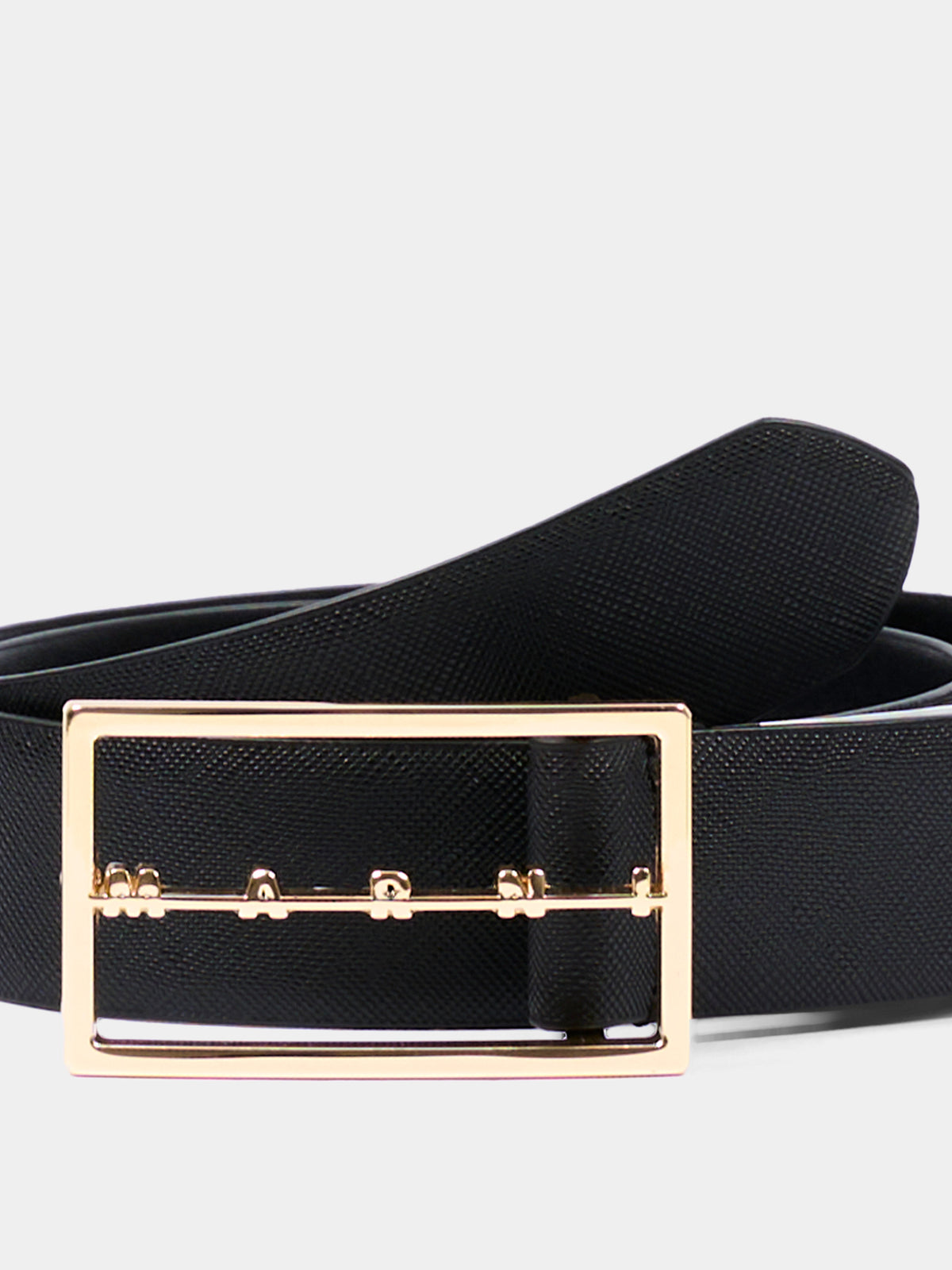 Cintura nera per bambina con logo,Marni Kids,M01997 M00YE 0M900