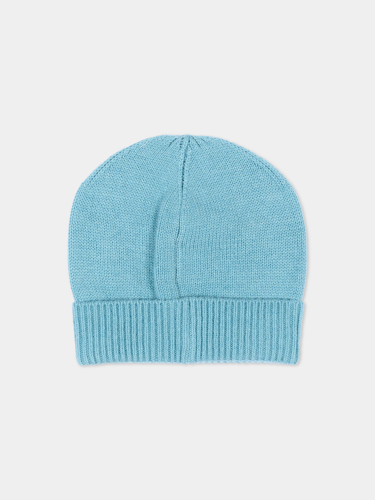 Berretto azzurro per neonati con logo,Marni Kids,M02008 M004C 0M866