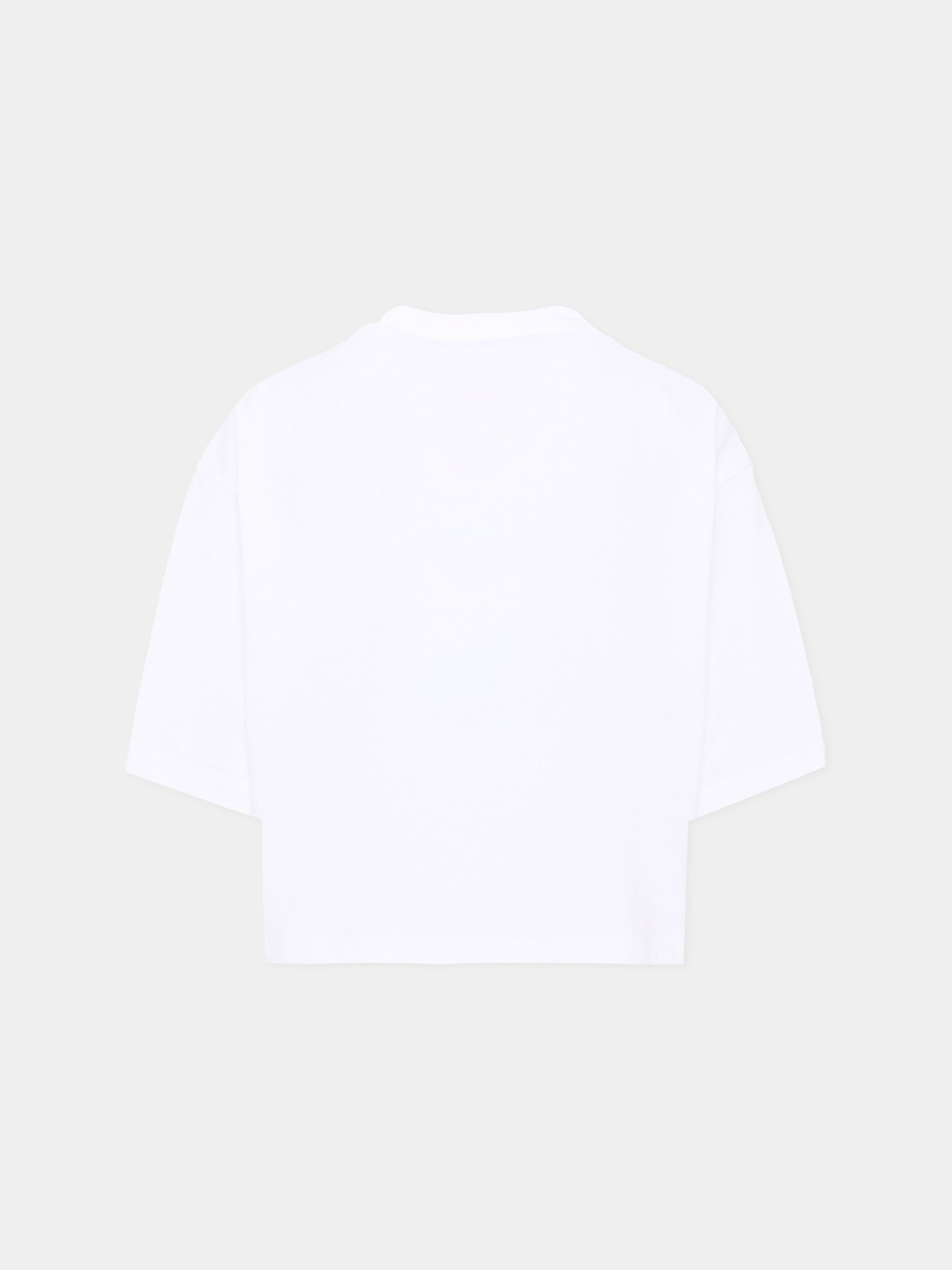 T-shirt bianca per bambina con logo,Marni Kids,M02014 M00YP 0M100