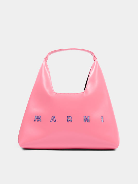 Borsa rosa Marni per bambina con logo con strass,Marni Kids,M02030 M00TK 0M353