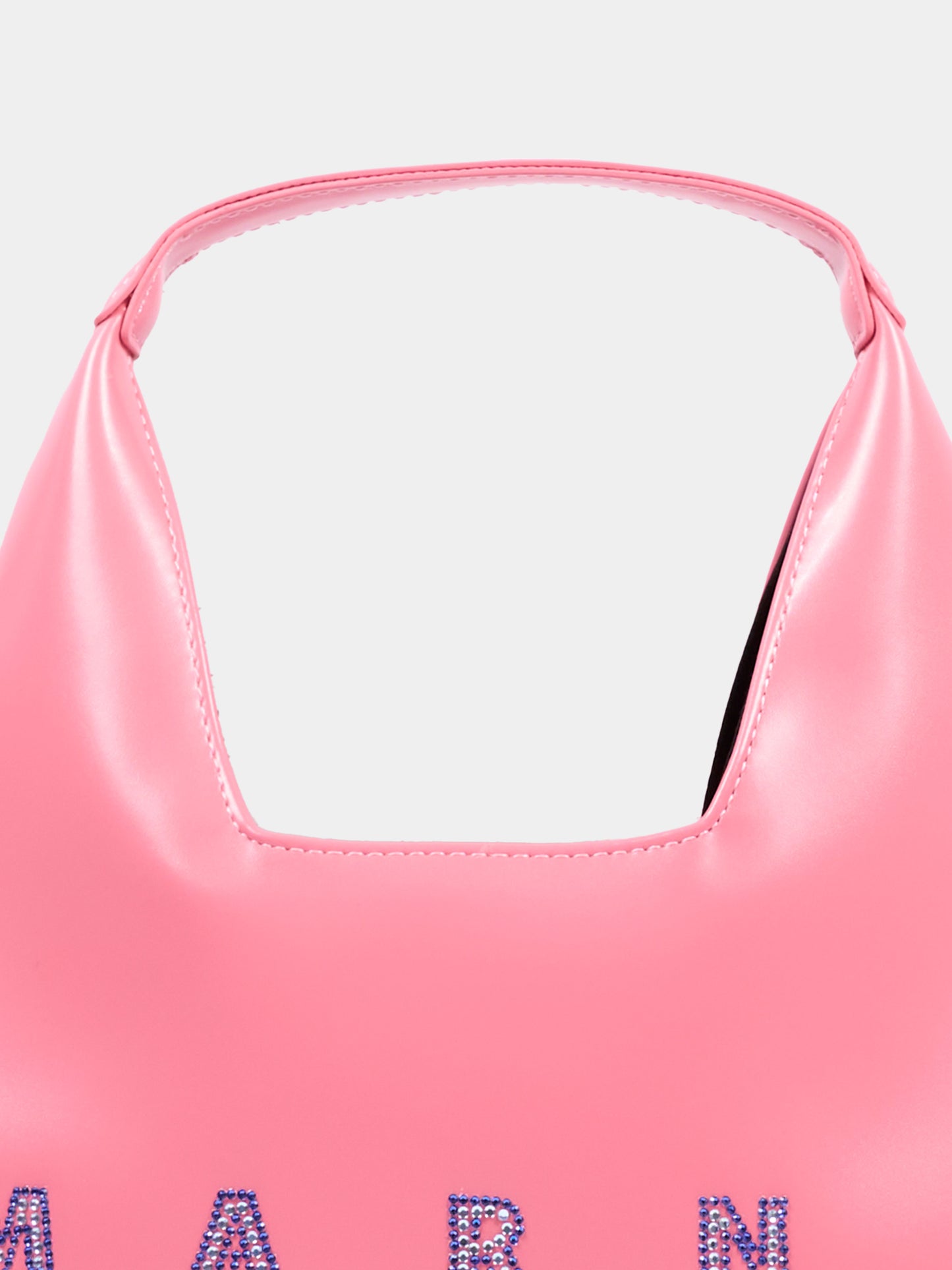Borsa rosa Marni per bambina con logo con strass,Marni Kids,M02030 M00TK 0M353