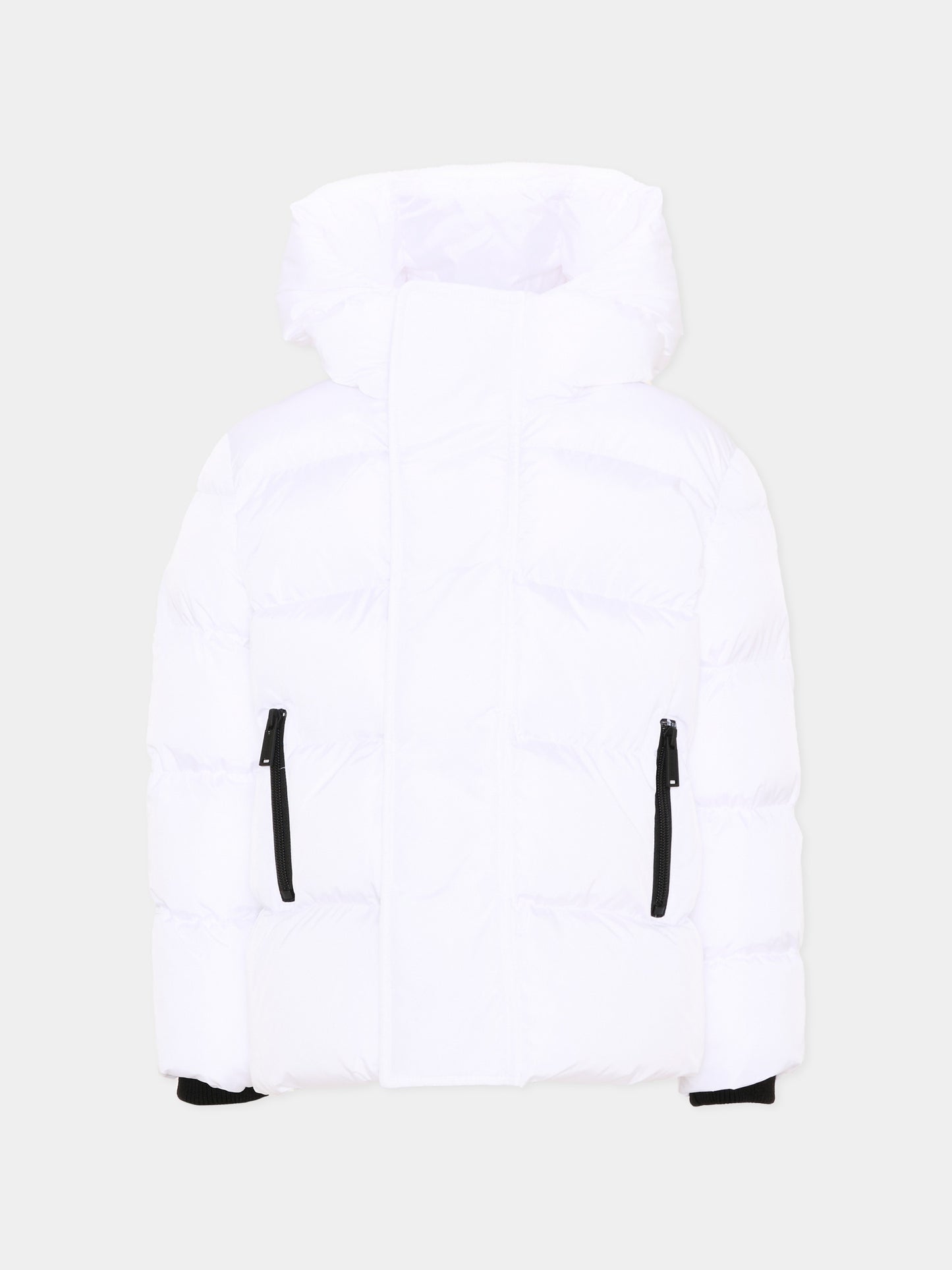 Piumino bianco per bambini con logo,Dsquared2,DQ1090 D00BN DQ100