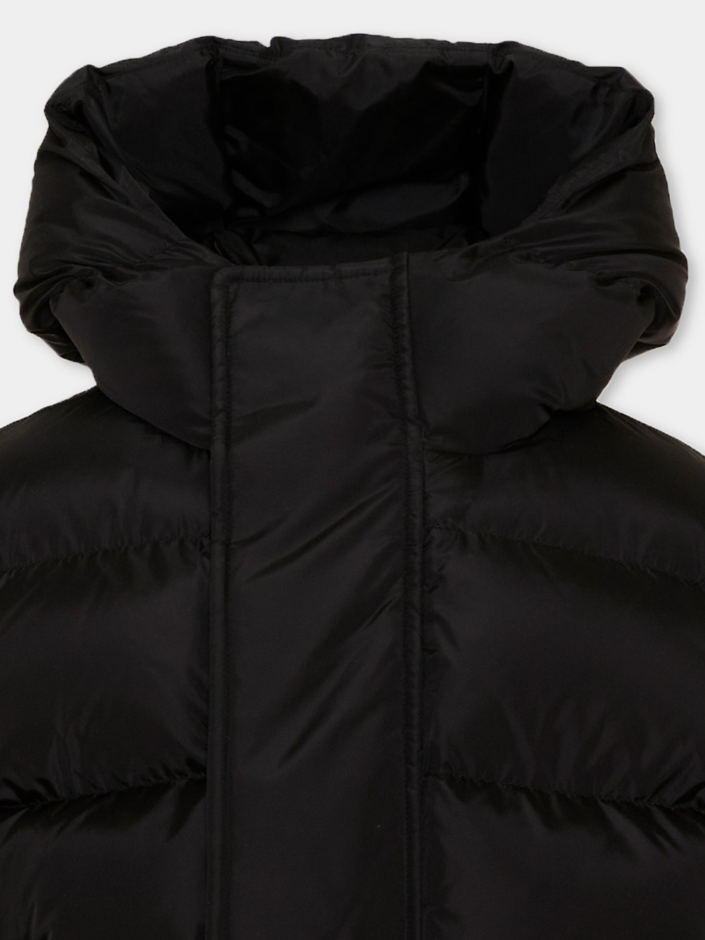 Piumino nero per bambini con logo,Dsquared2,DQ1090 D00BN DQ900