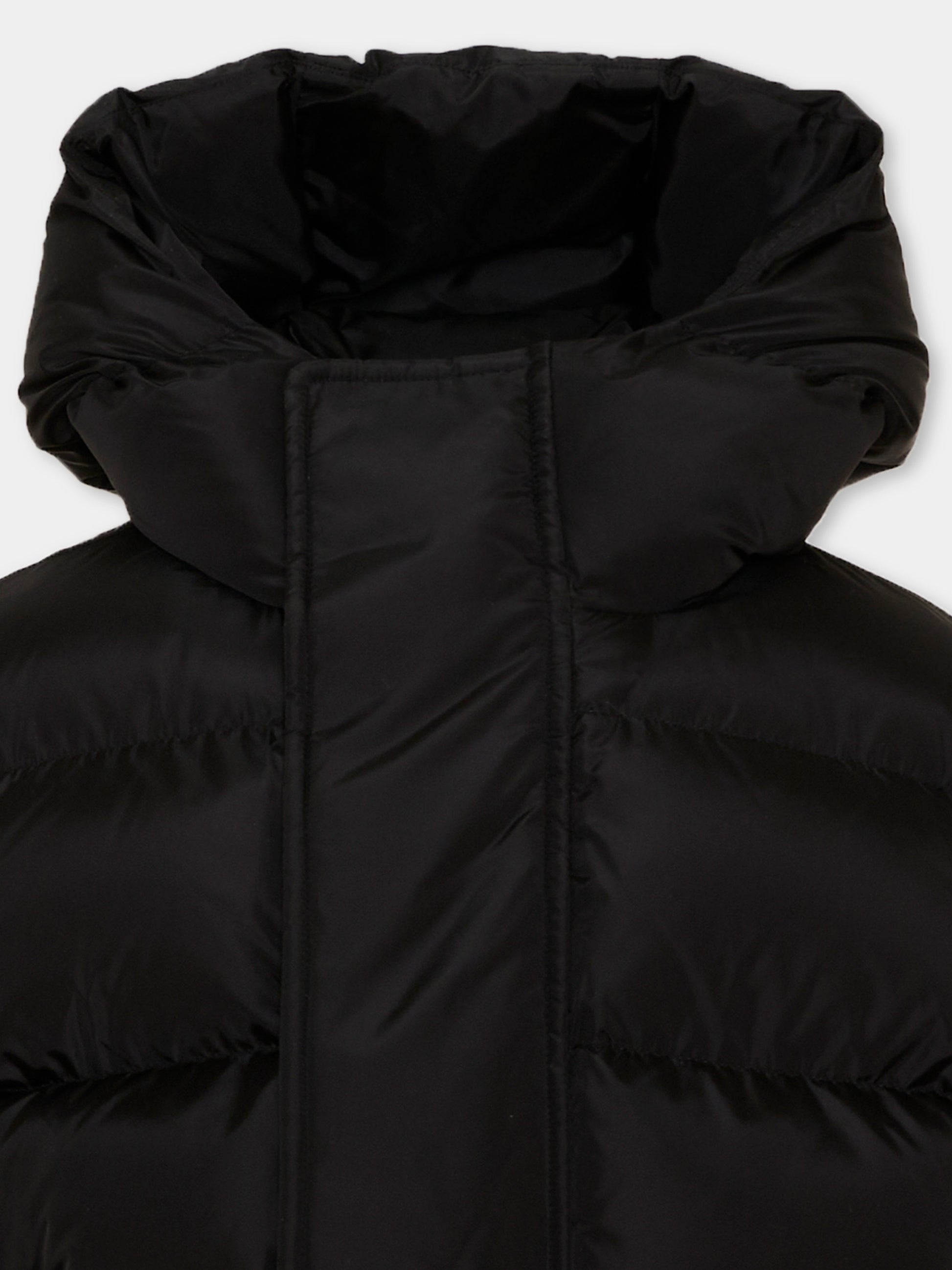 Piumino nero per bambini con logo,Dsquared2,DQ1090 D00BN DQ900