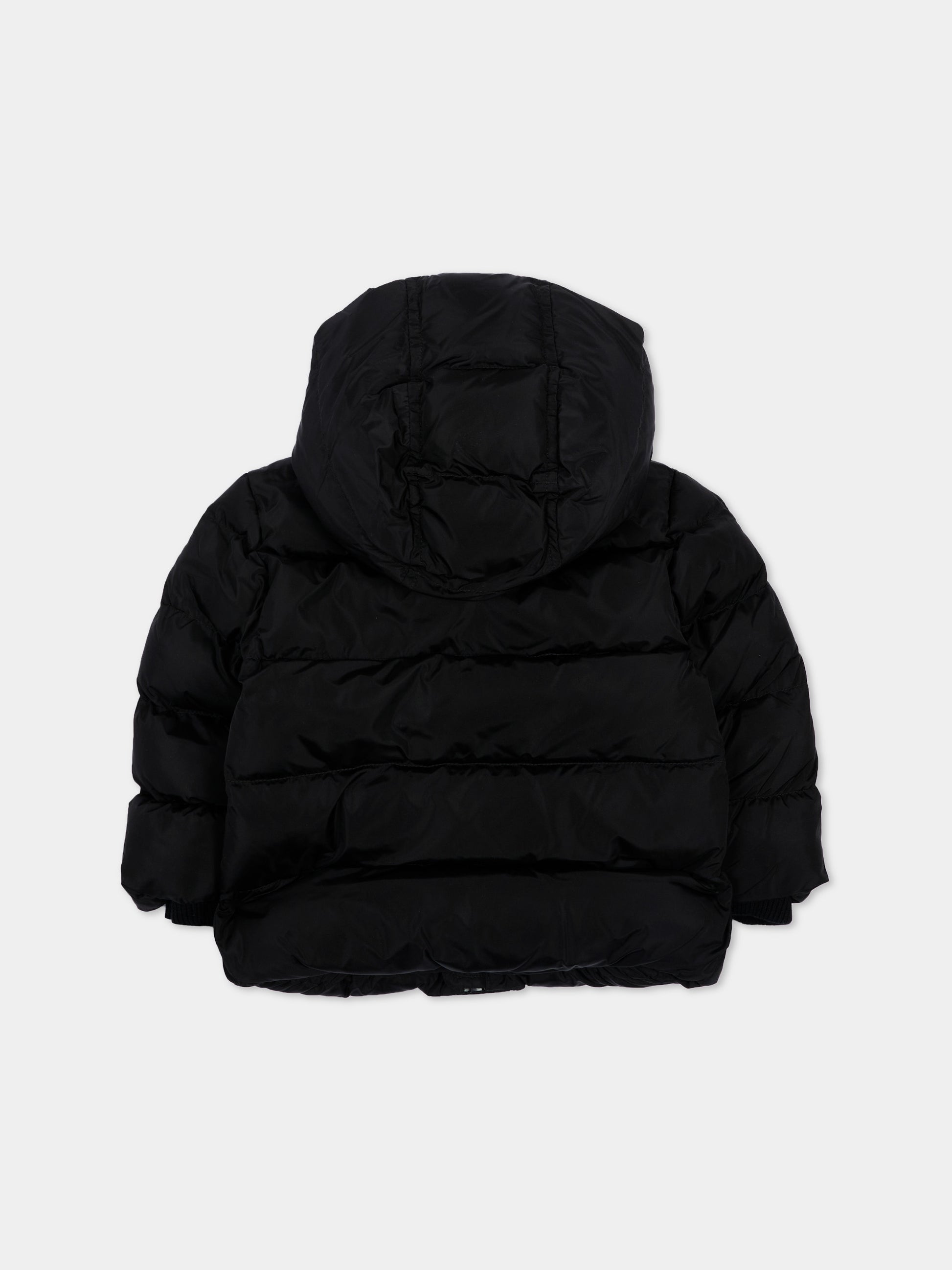 Piumino nero per neonati con logo,Dsquared2,DQ3084 D00BN DQ900