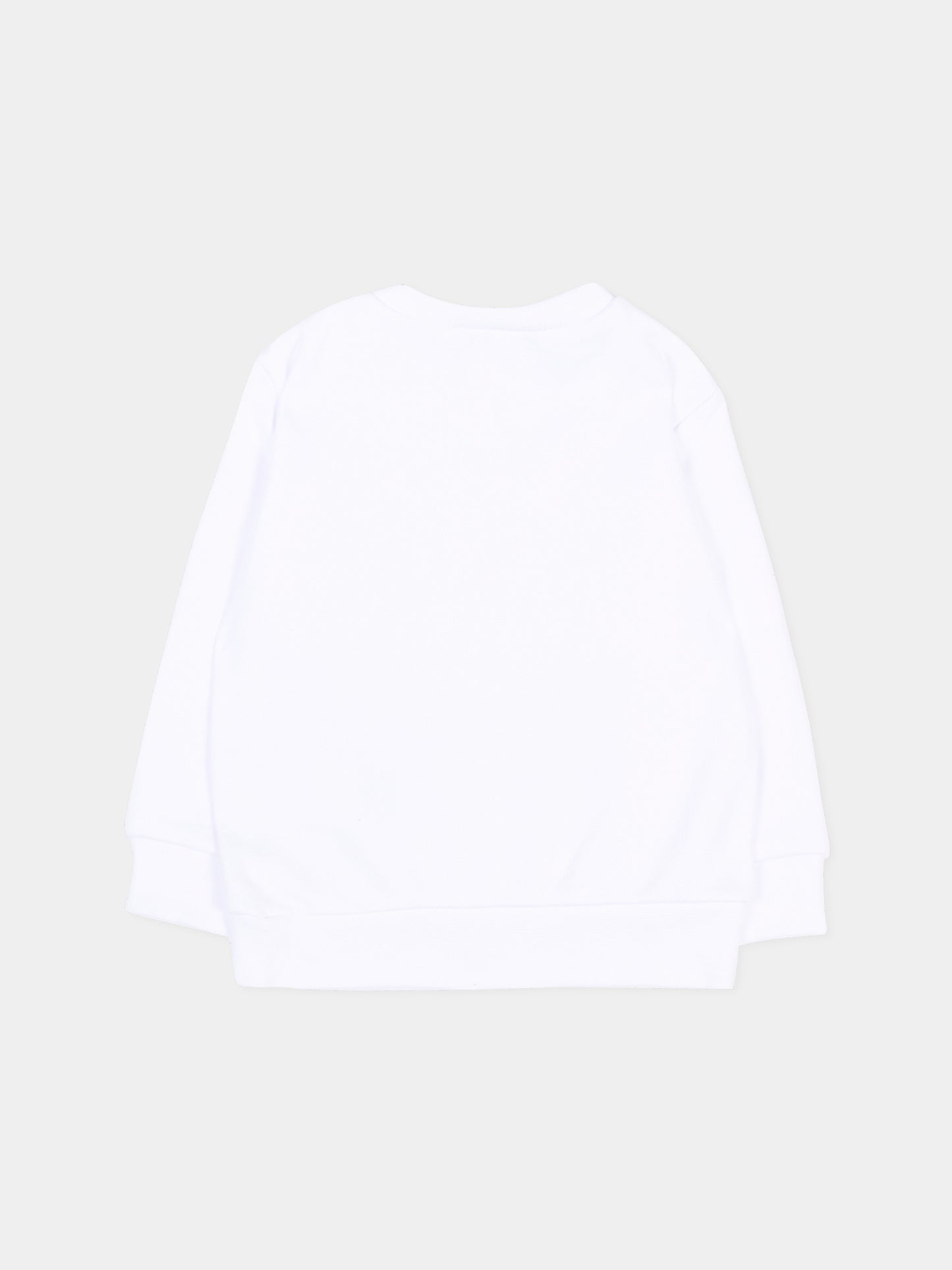 Felpa bianca per neonati con logo,Dsquared2,DQ3486 D0AJ2 DQ100