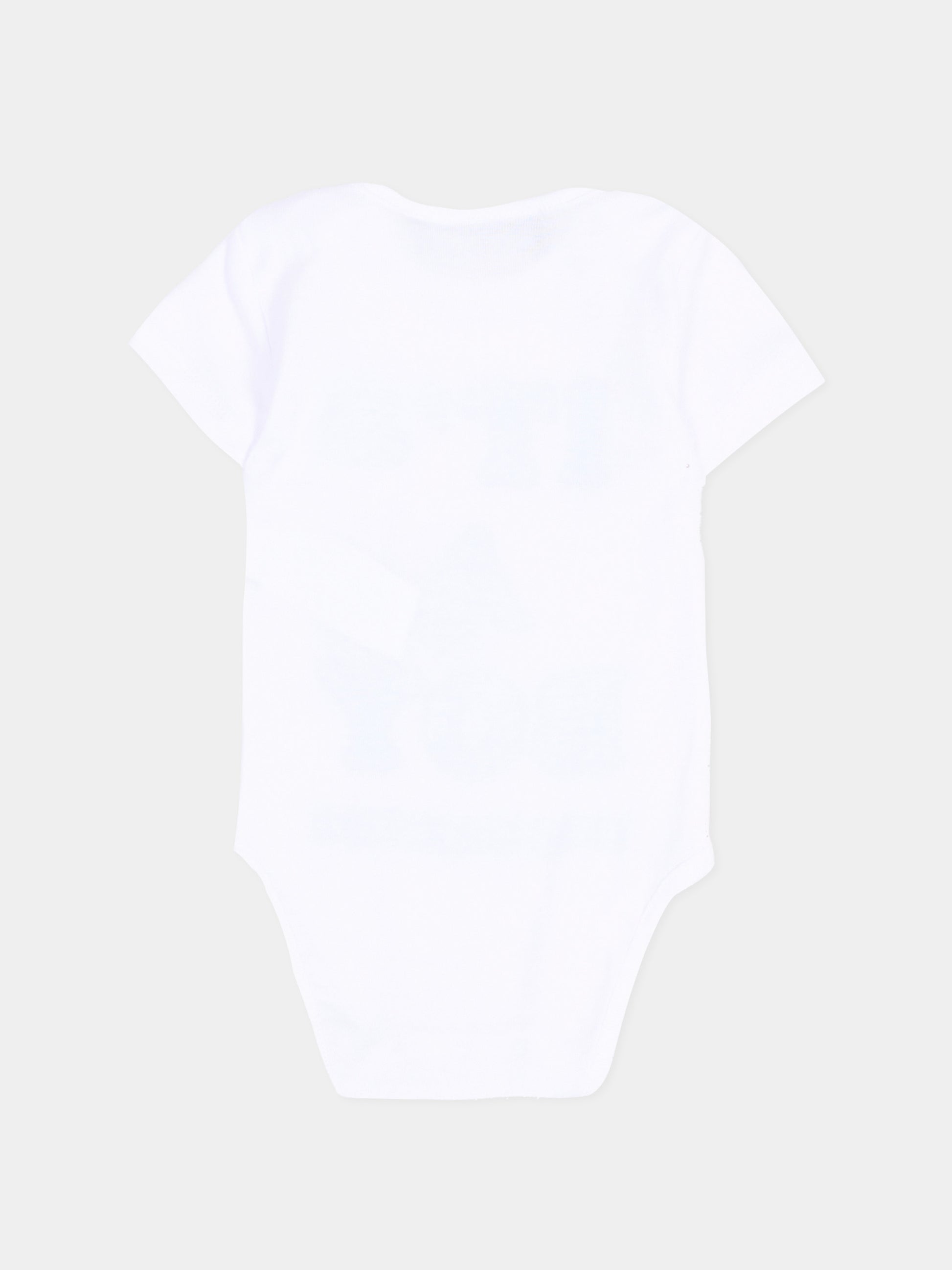 Body bianco per neonato con logo,Dsquared2,DQ3548 D0A8U DQ100