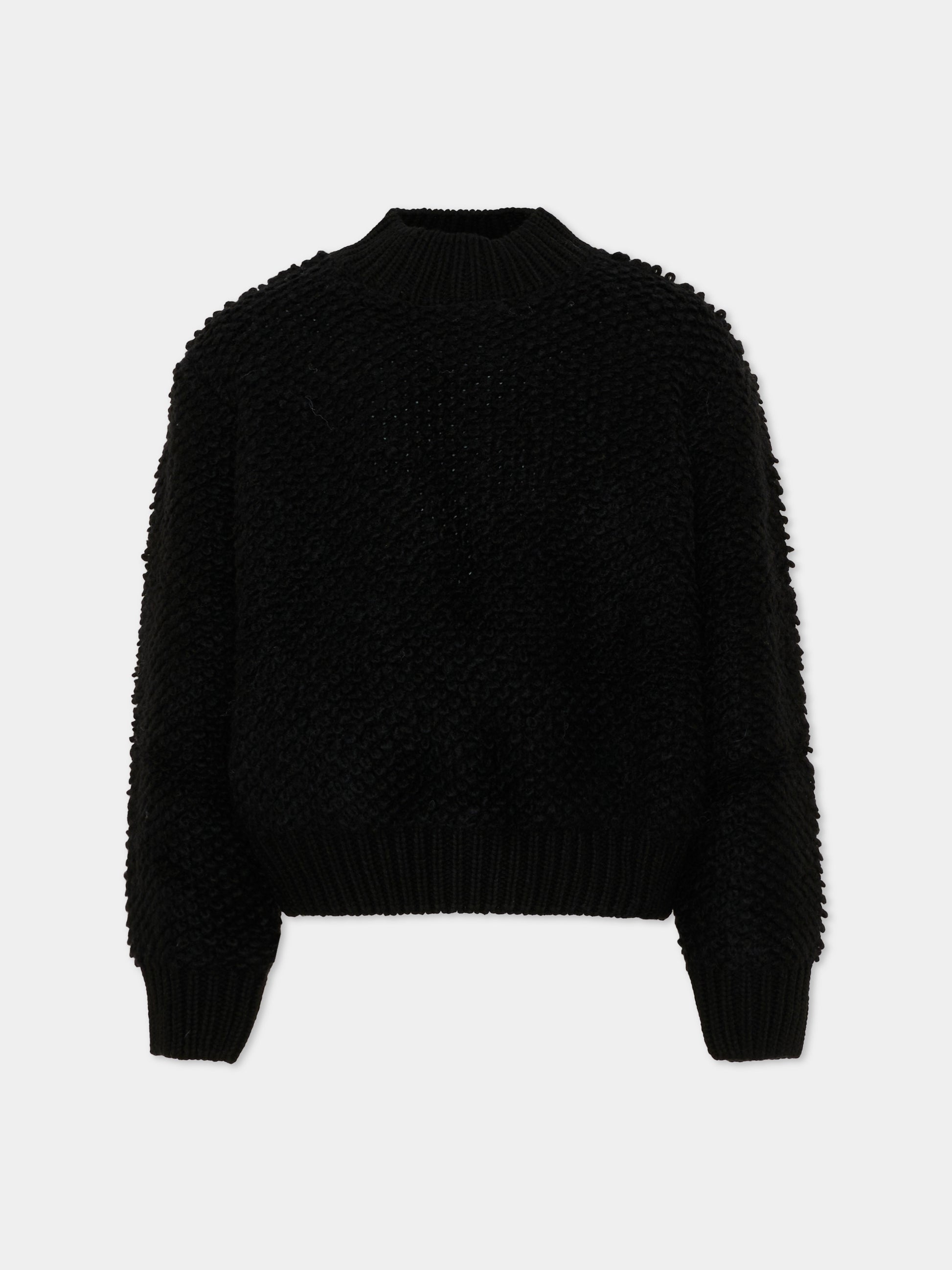 Maglione nero per bambina,Diesel,J03148 KYA2J K900