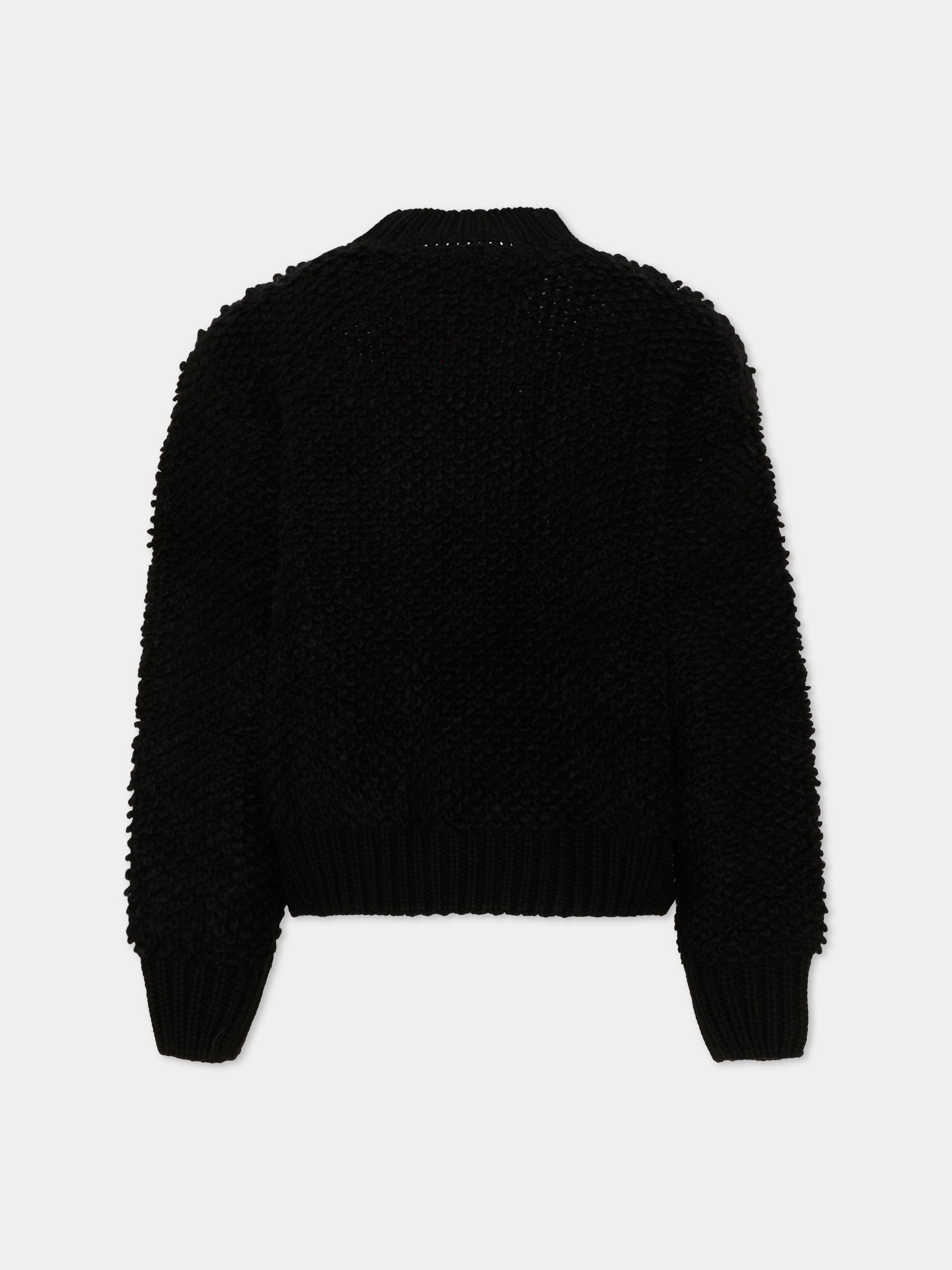 Maglione nero per bambina,Diesel,J03148 KYA2J K900