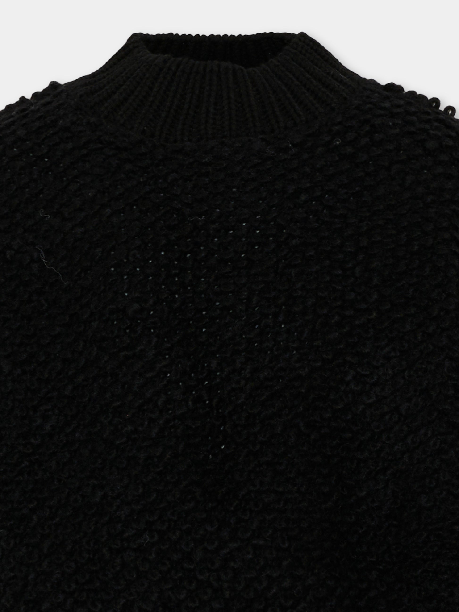 Maglione nero per bambina,Diesel,J03148 KYA2J K900