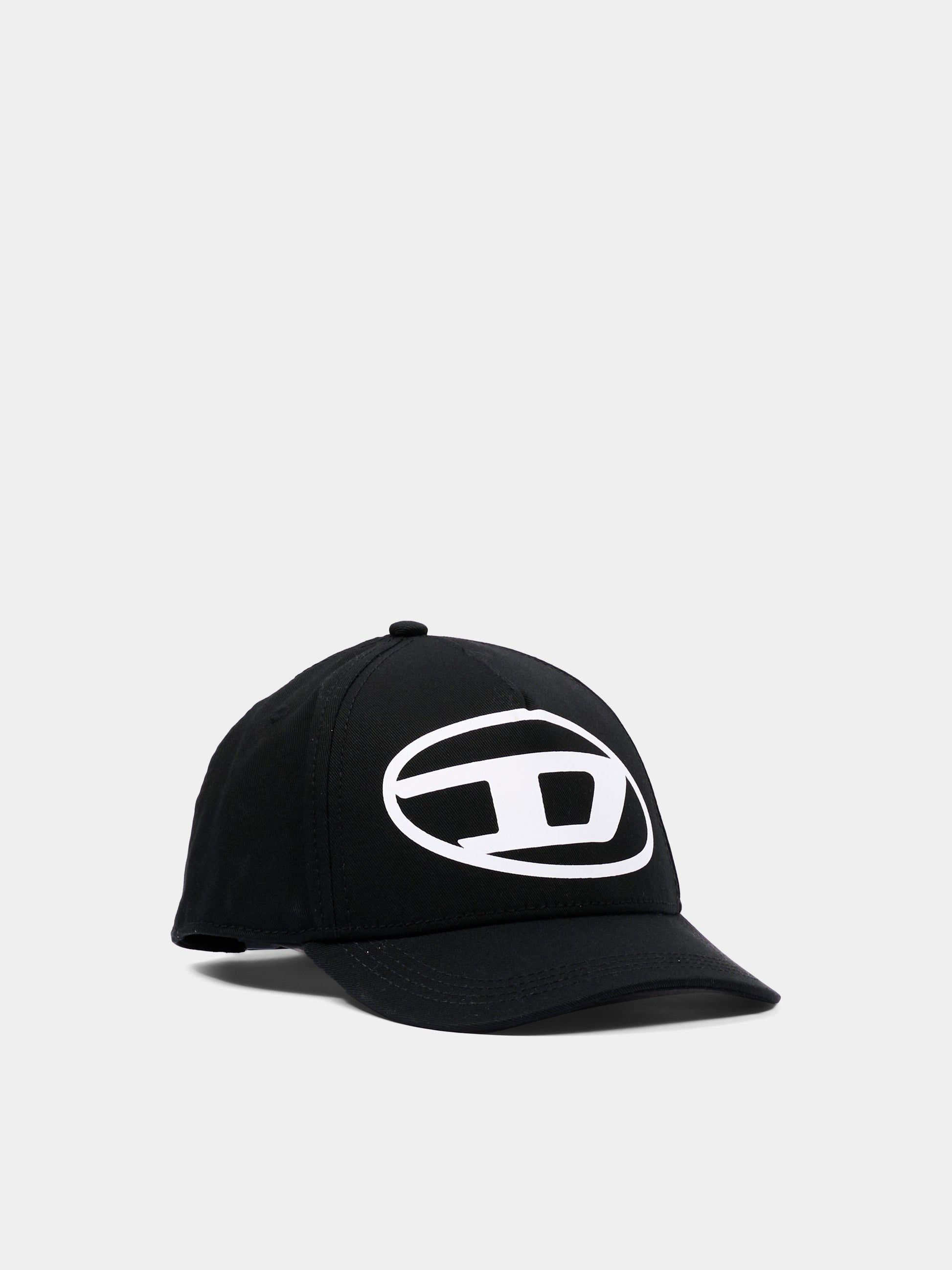 Cappello nero per bambino con logo,Diesel,J03129 KXA77 K900
