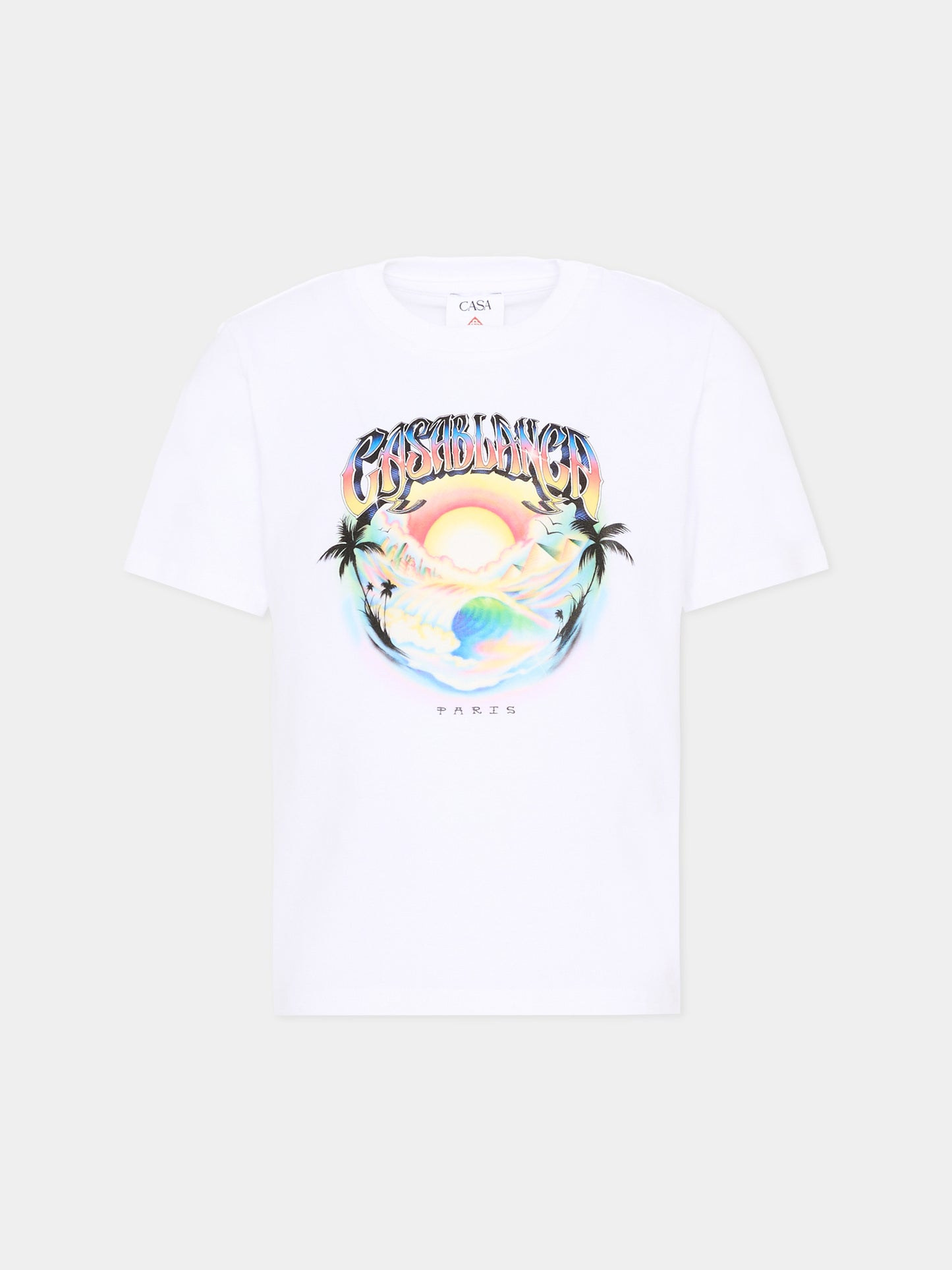 T-Shirt bianca per bambini con logo
