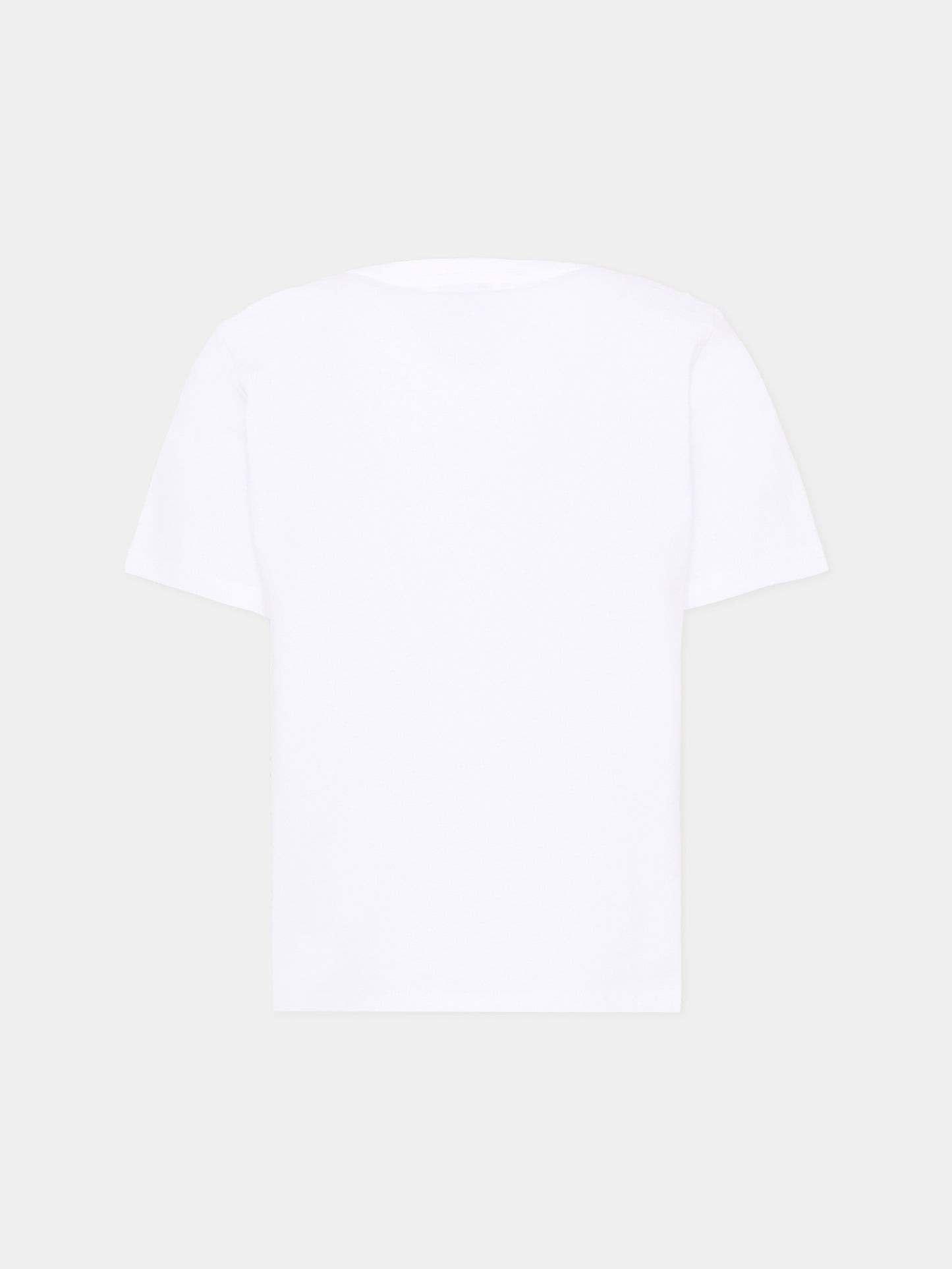 T-Shirt bianca per bambini con logo