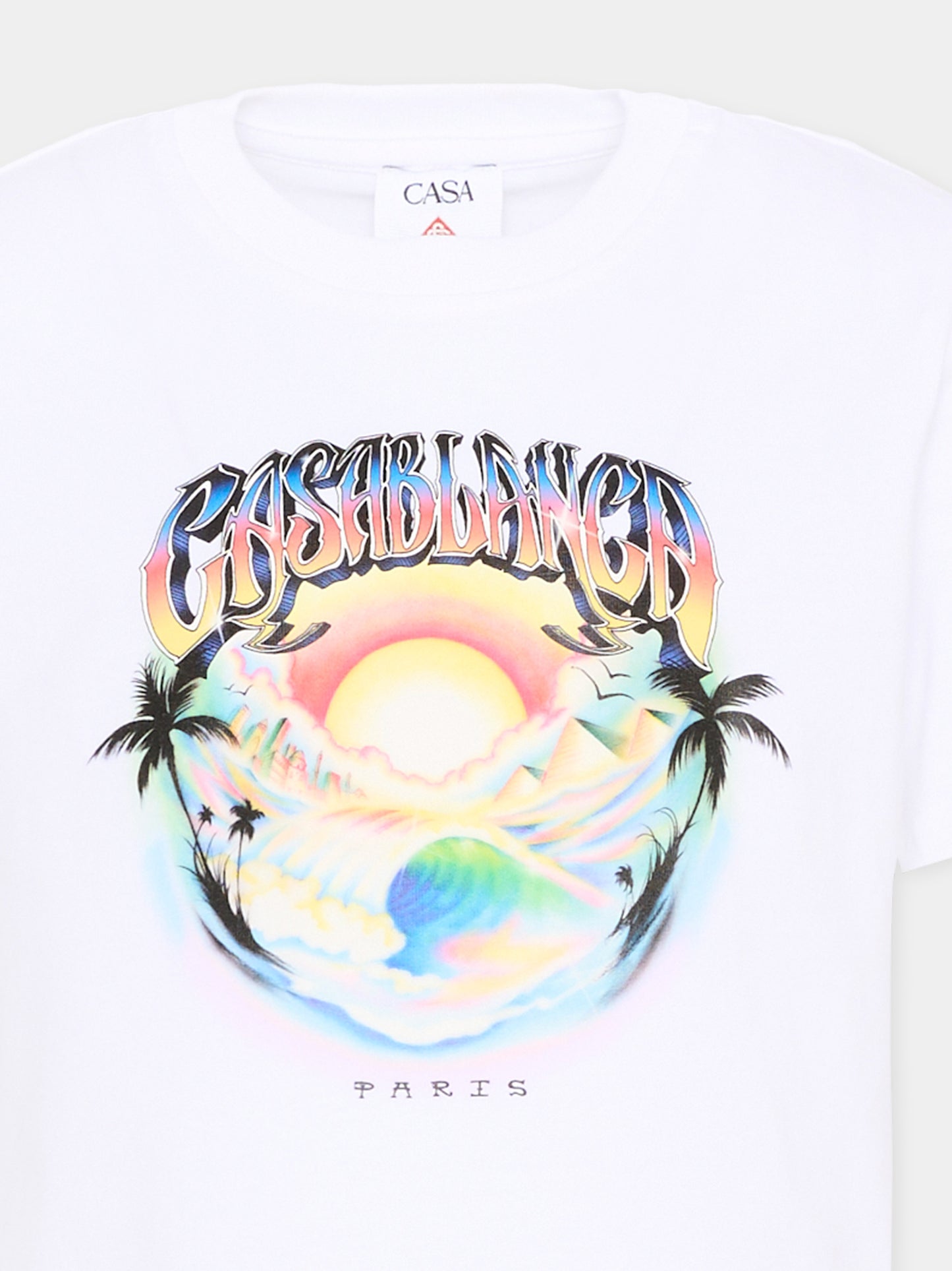 T-Shirt bianca per bambini con logo