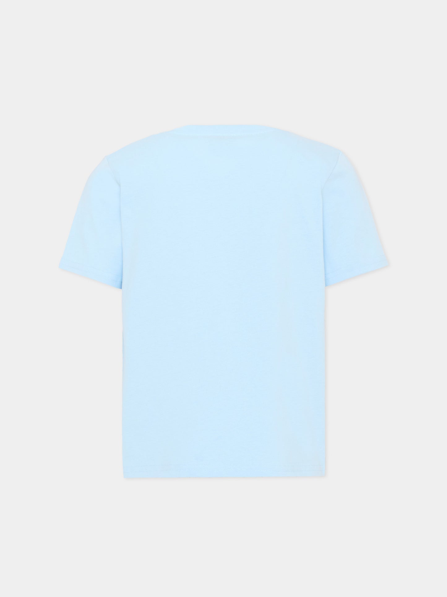 T-Shirt celeste per bambini con logo,Casablanca,K PF26 JTS 038 02