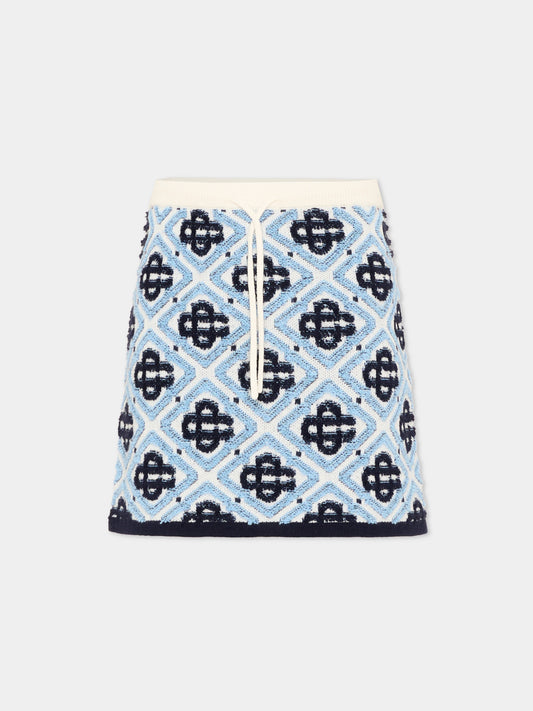 Gonna casual bianca per bambina jacquard,Casablanca,K PF26 KW 1513 01