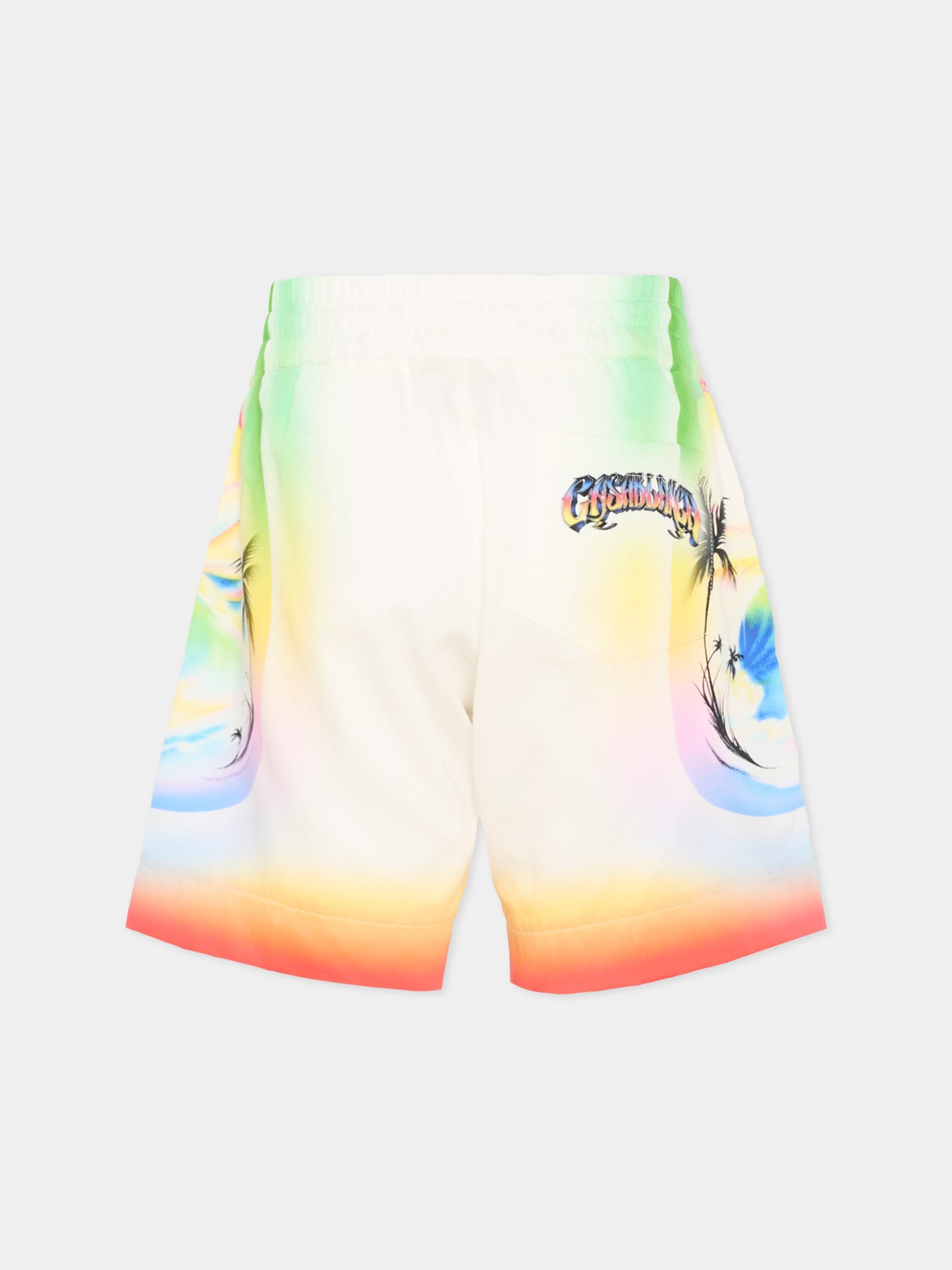 Shorts multicolor per bambino con palme,Casablanca,K PF26 TR 317 01