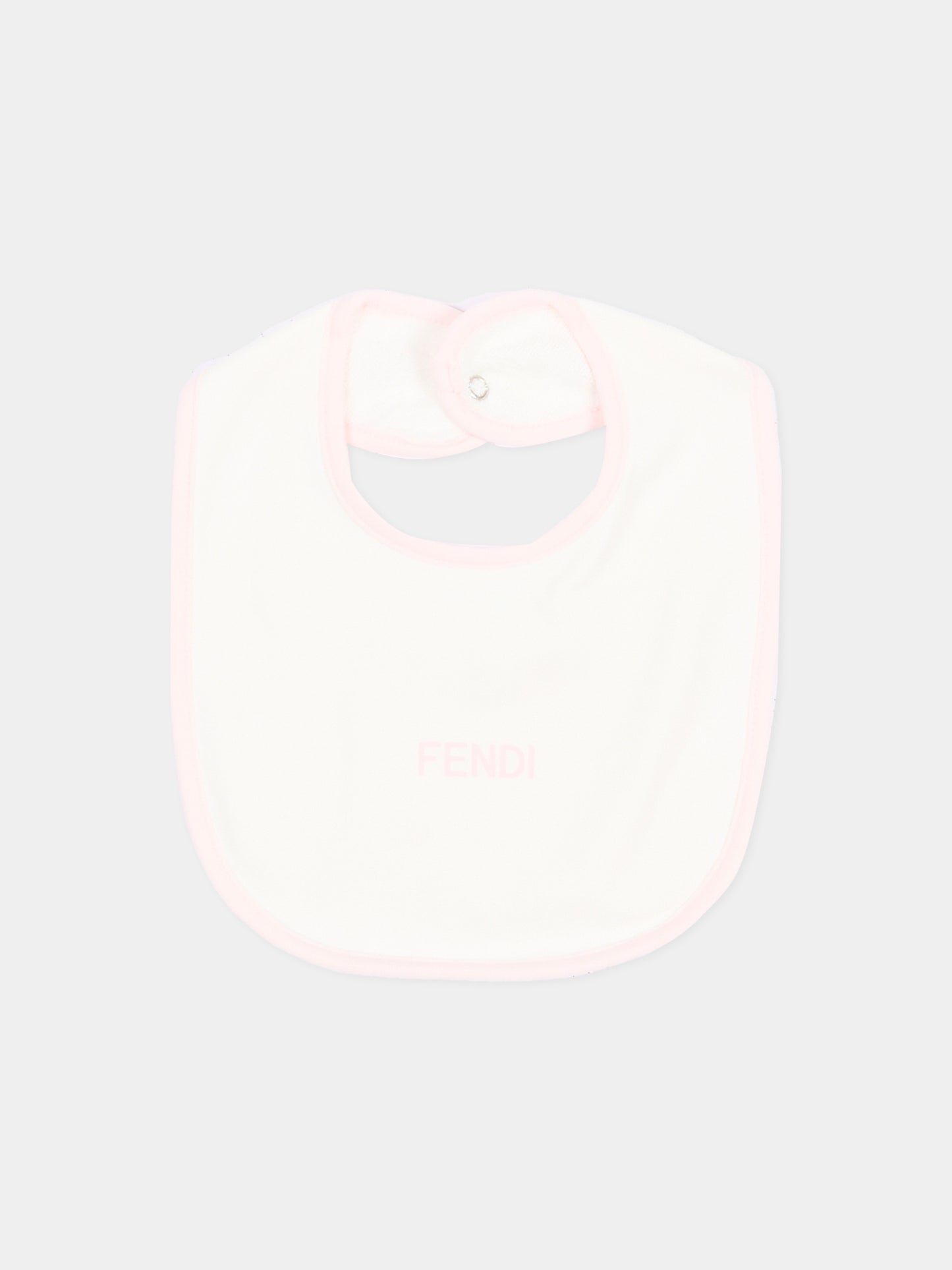 Set tutina rosa per neonata con Fendi Bear,Fendi Kids,BUK167 ST8 F0C11