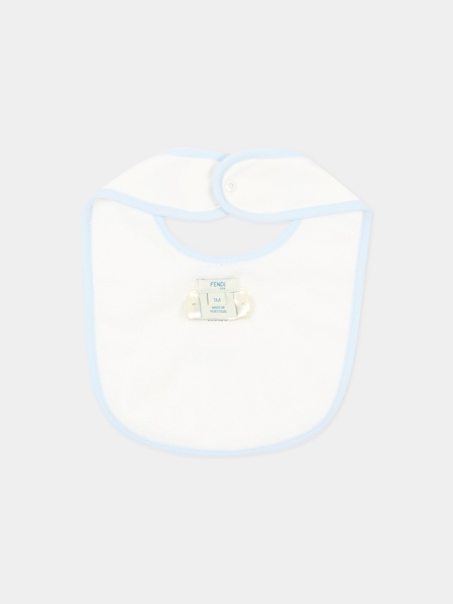 Set tutina azzurra Fendi Bear per neonato,Fendi Kids,BUK167 ST8 F19J4