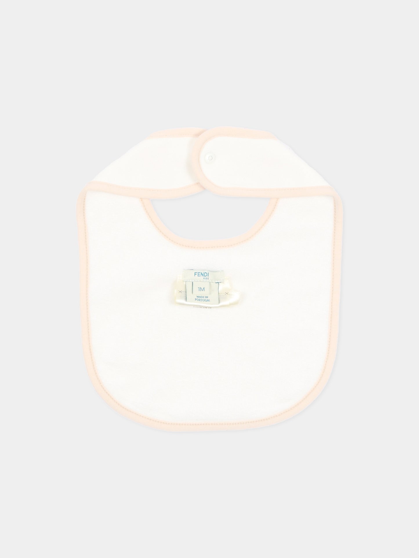 Set tutina avorio Fendi Bear per neonati,Fendi Kids,BUK167 ST8 F0TU9