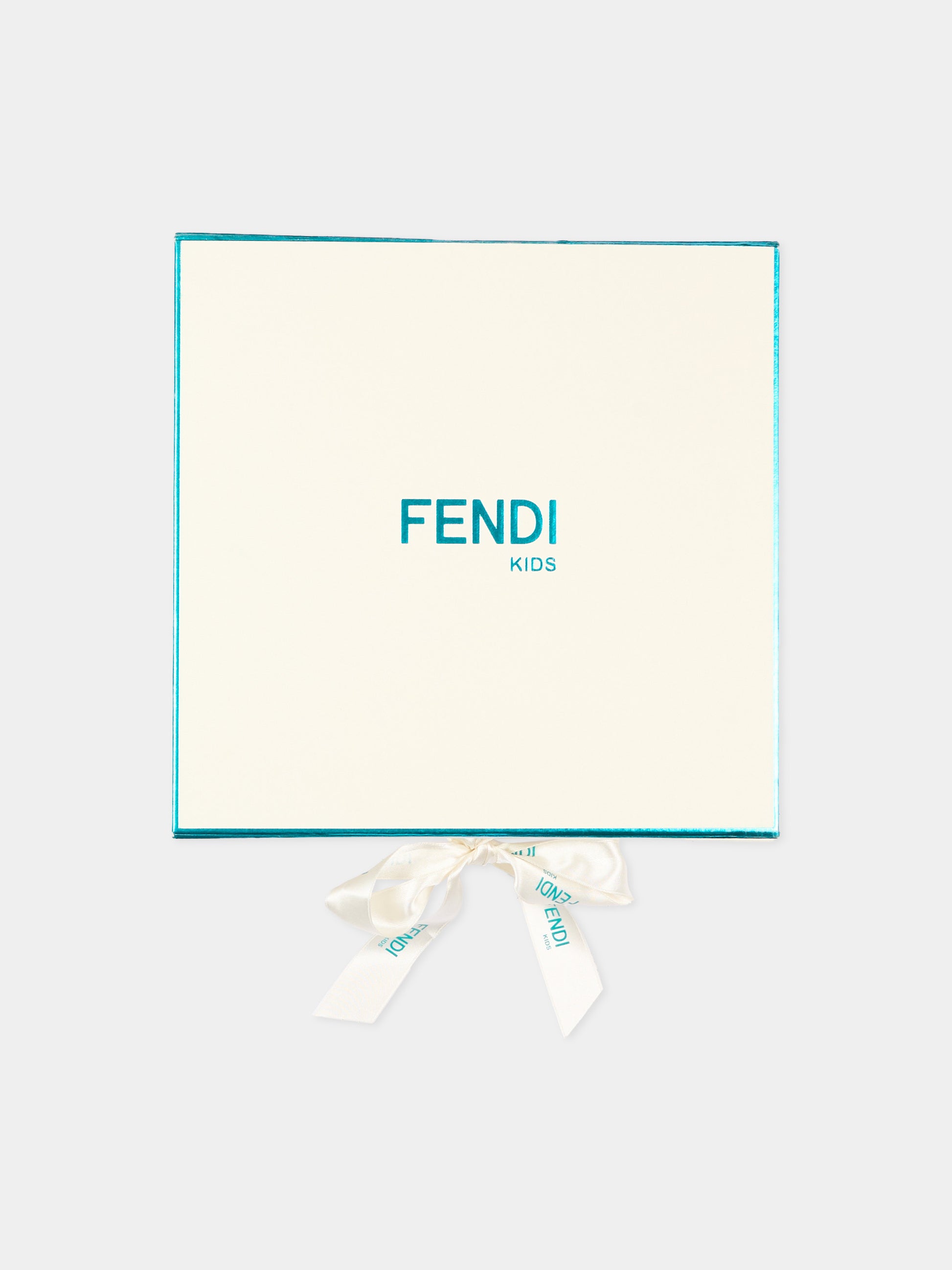 Set tutina avorio Fendi Bear per neonati,Fendi Kids,BUK167 ST8 F0TU9