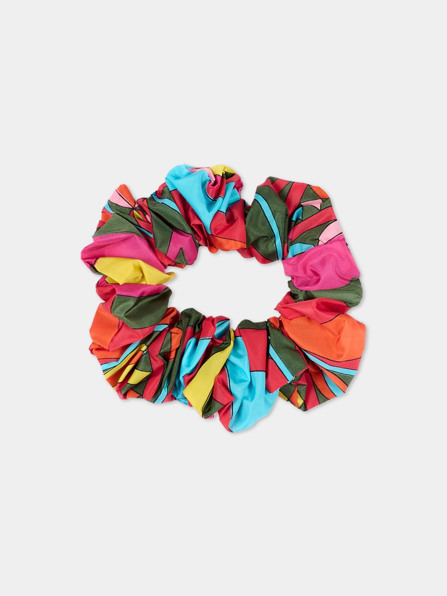 Elastico multicolor per bambina con stampa,Emilio Pucci Junior,PZ0A34 N0441 999