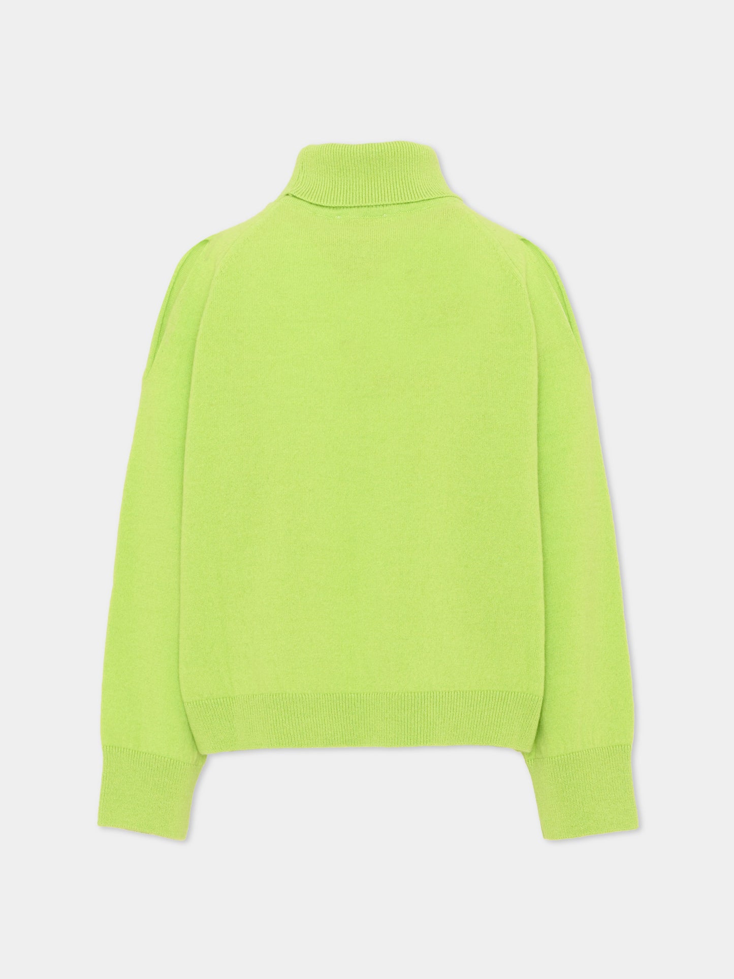Dolcevita verde per bambina con logo,Emilio Pucci Junior,PZ9A00 Z2362 784