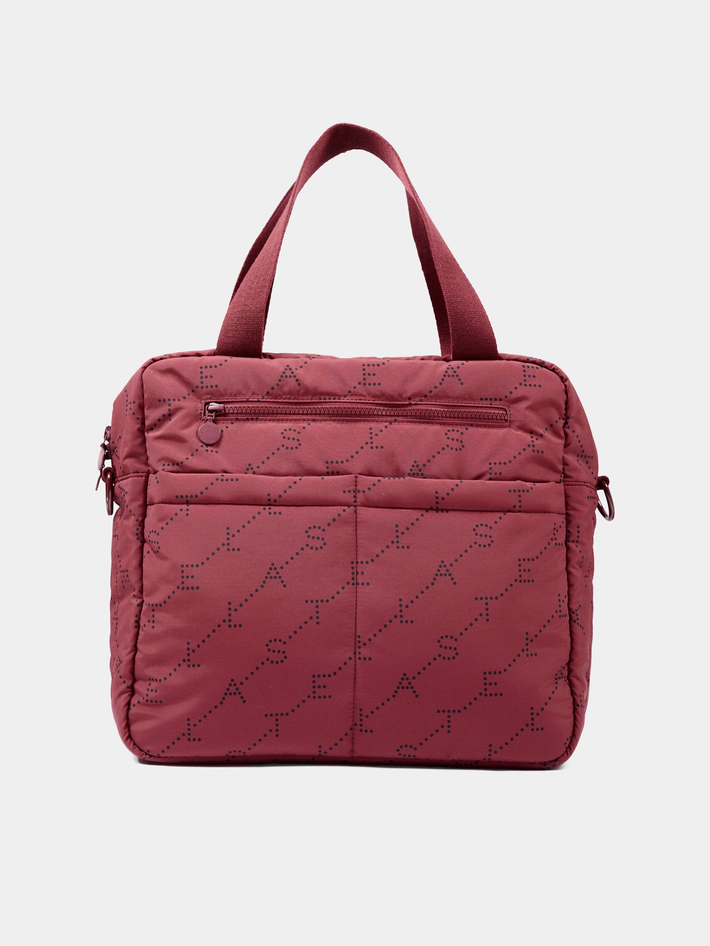 Borsa mamma bordeaux per neonati logo,Stella Mccartney Kids,TY0548 Z3652 416NE