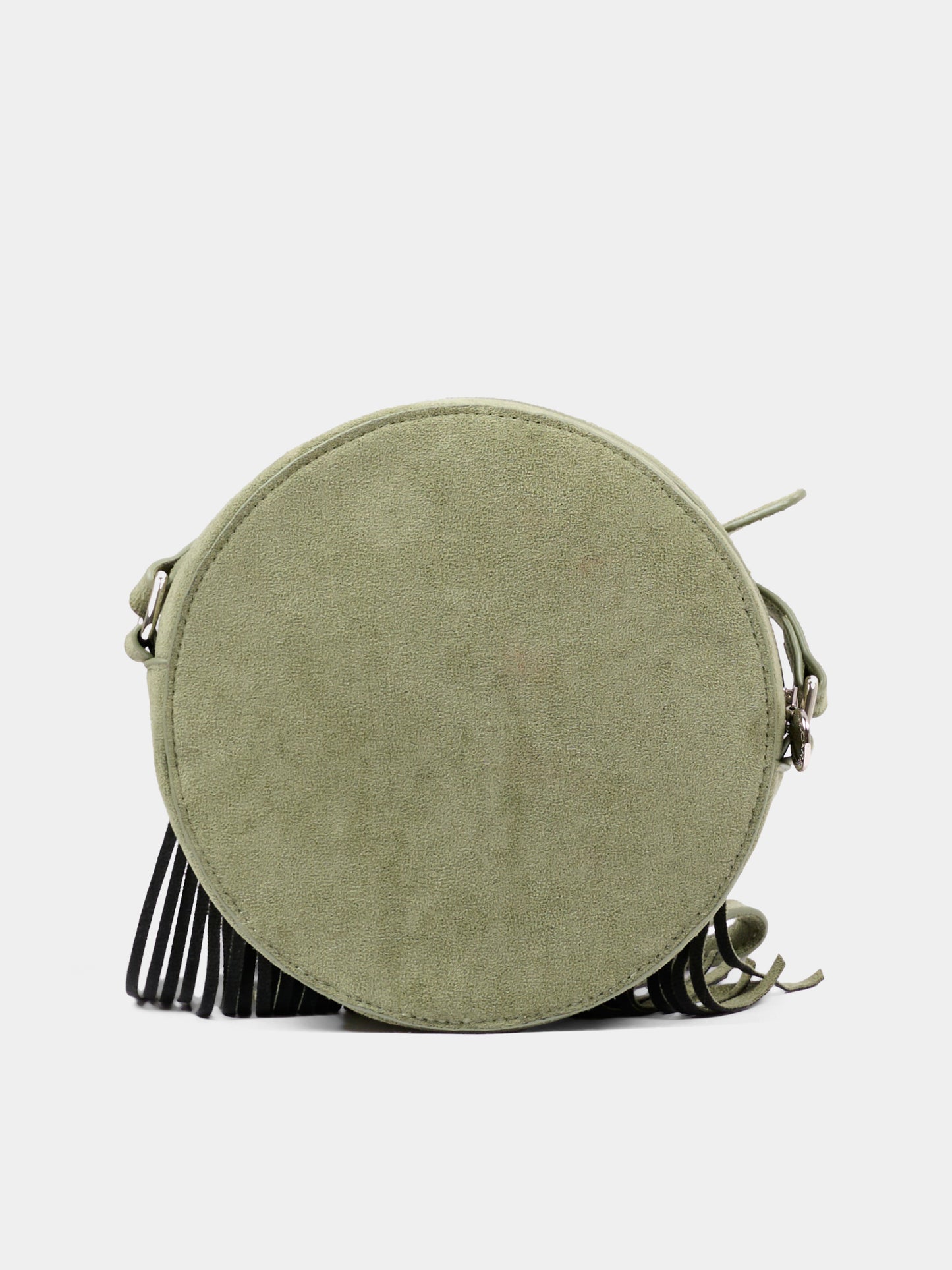 Borsa verde per bambina con frange,Stella Mccartney Kids,TZ0A68 Z4048 70G