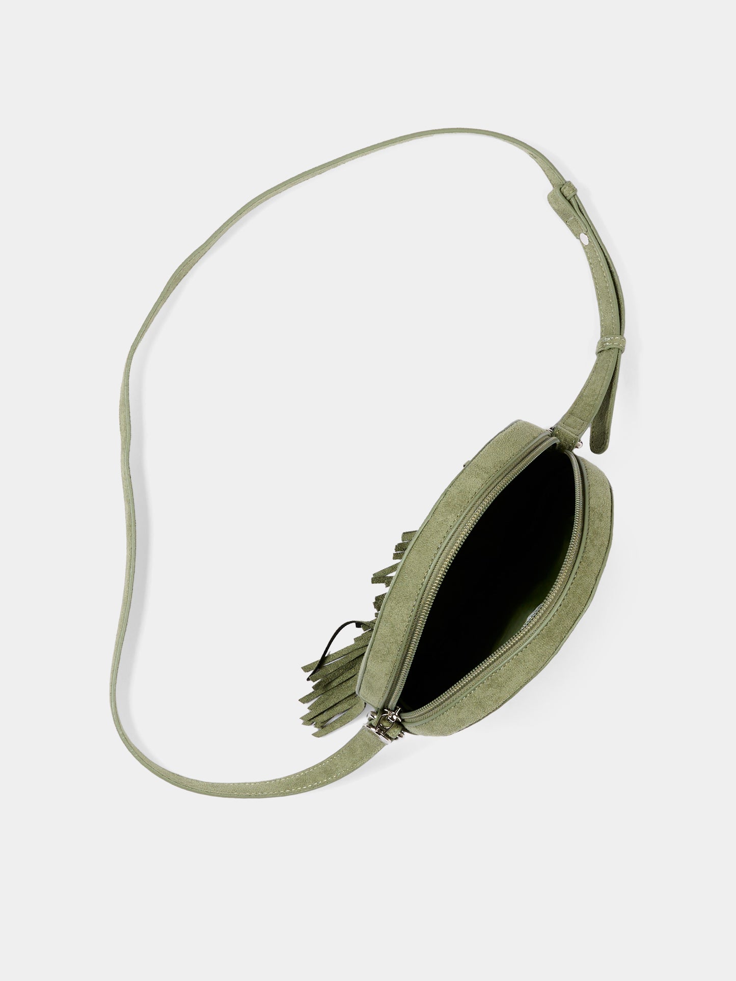 Borsa verde per bambina con frange,Stella Mccartney Kids,TZ0A68 Z4048 70G