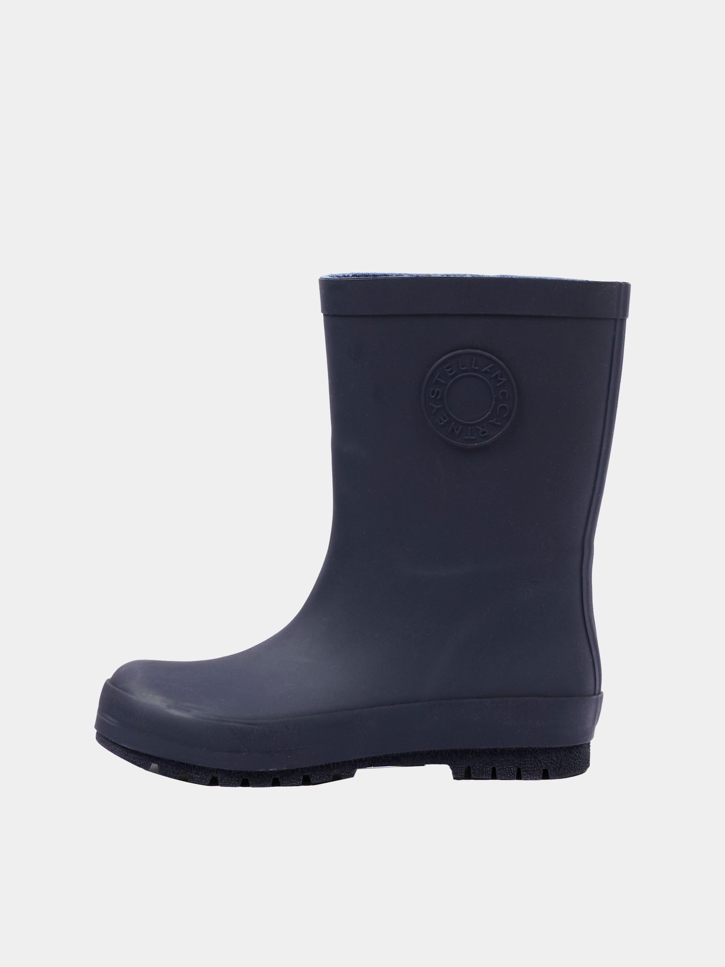 Stivali pioggia blu per bambino con logo,Stella Mccartney Kids,TZ0Q37 Z0234 61L