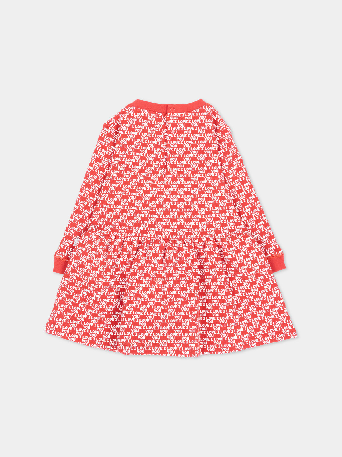 Vestito rosso per neonata con stampa,Stella Mccartney Kids,TZ1120 Z4023 423AV